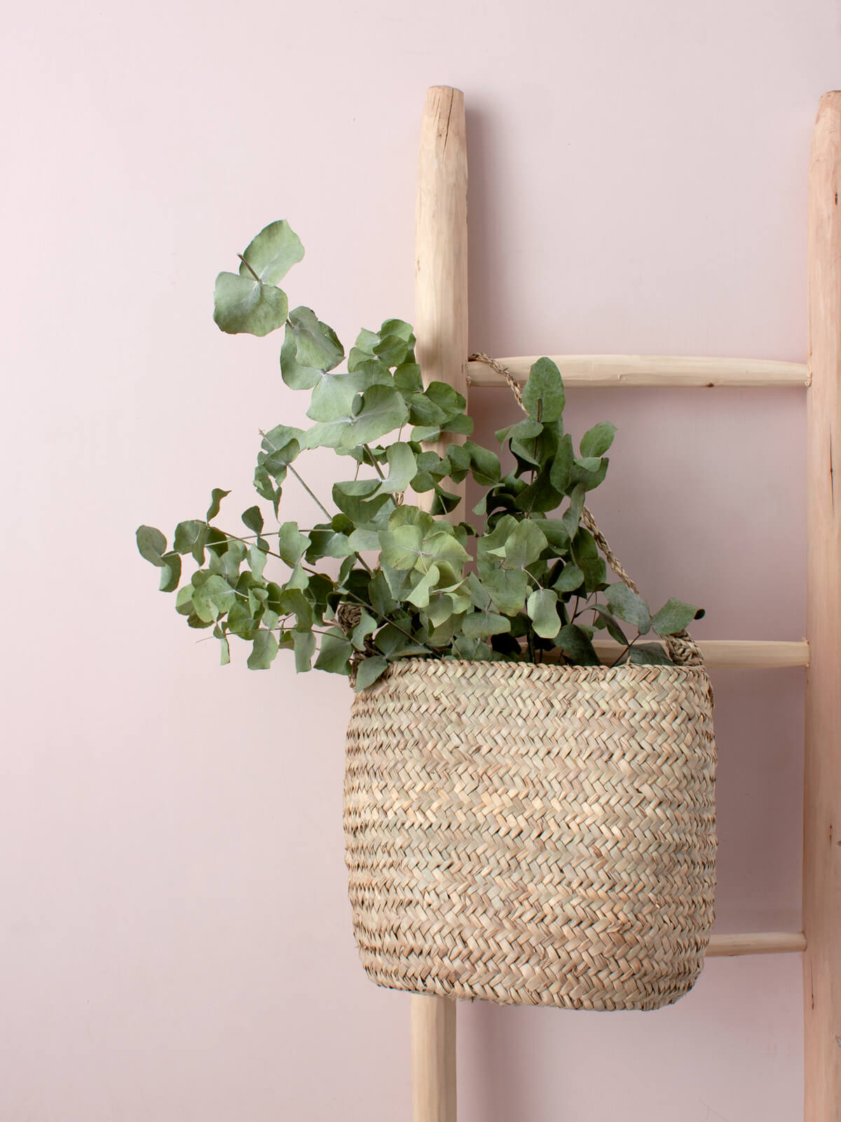 Handwoven Moroccan Beldi Hanging Baskets - Natural Fiber Storage & Decor for Boho Home, Kitchen, Bathroom & Wall Organization