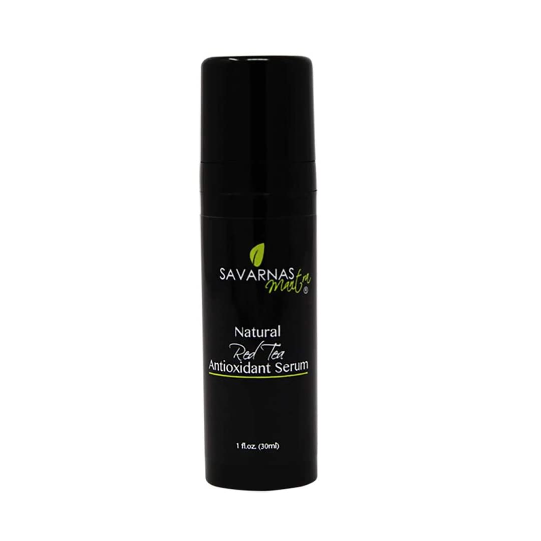 Savarnas Mantra Natural Red Tea Antioxidant Serum - Brightening & Anti-Aging Face Treatment for Glowing Skin | Perfect for Daily Skincare Routine & Nighttime Repair