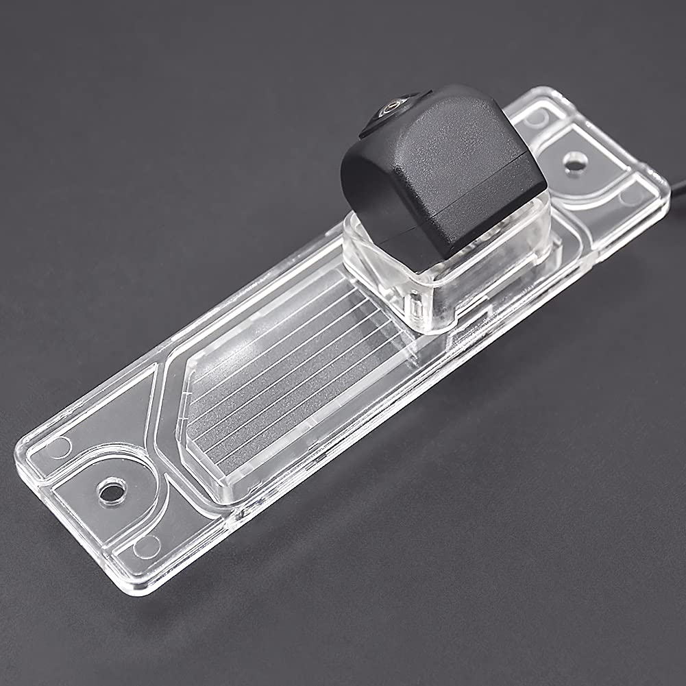 Renault Koleos LED License Plate Backup Camera 2007-2014 - HD Fisheye Reverse Parking Aid for Night Vision & Safety - Perfect for Tight Parking Spots & Low Visibility Conditions