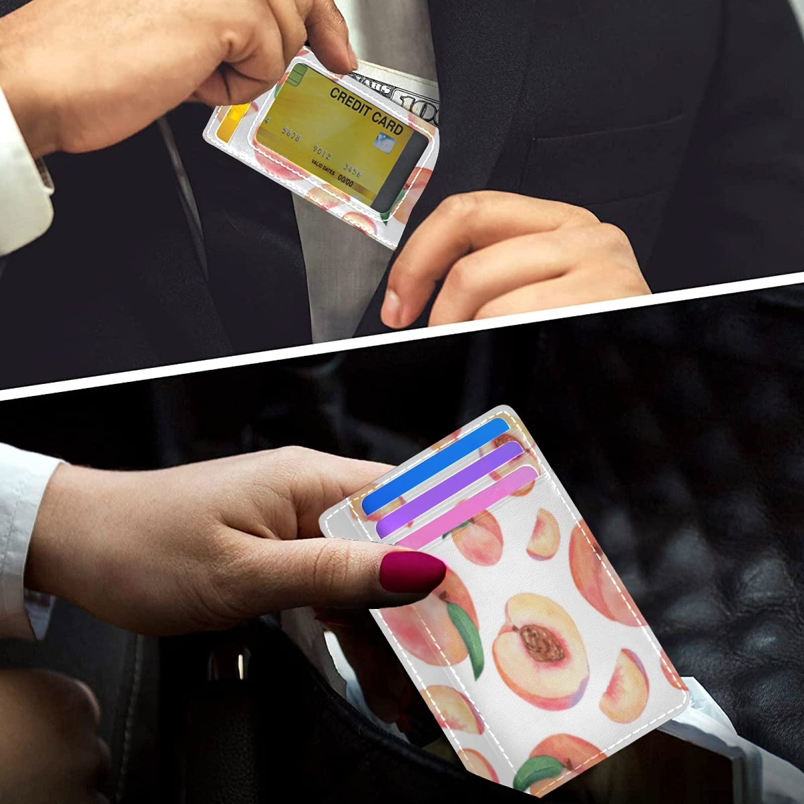 Susiyo Minimalist RFID Blocking Card Wallet - Slim PU Leather Front Pocket Wallet for Men & Women | Perfect for Travel, Work & Everyday Use