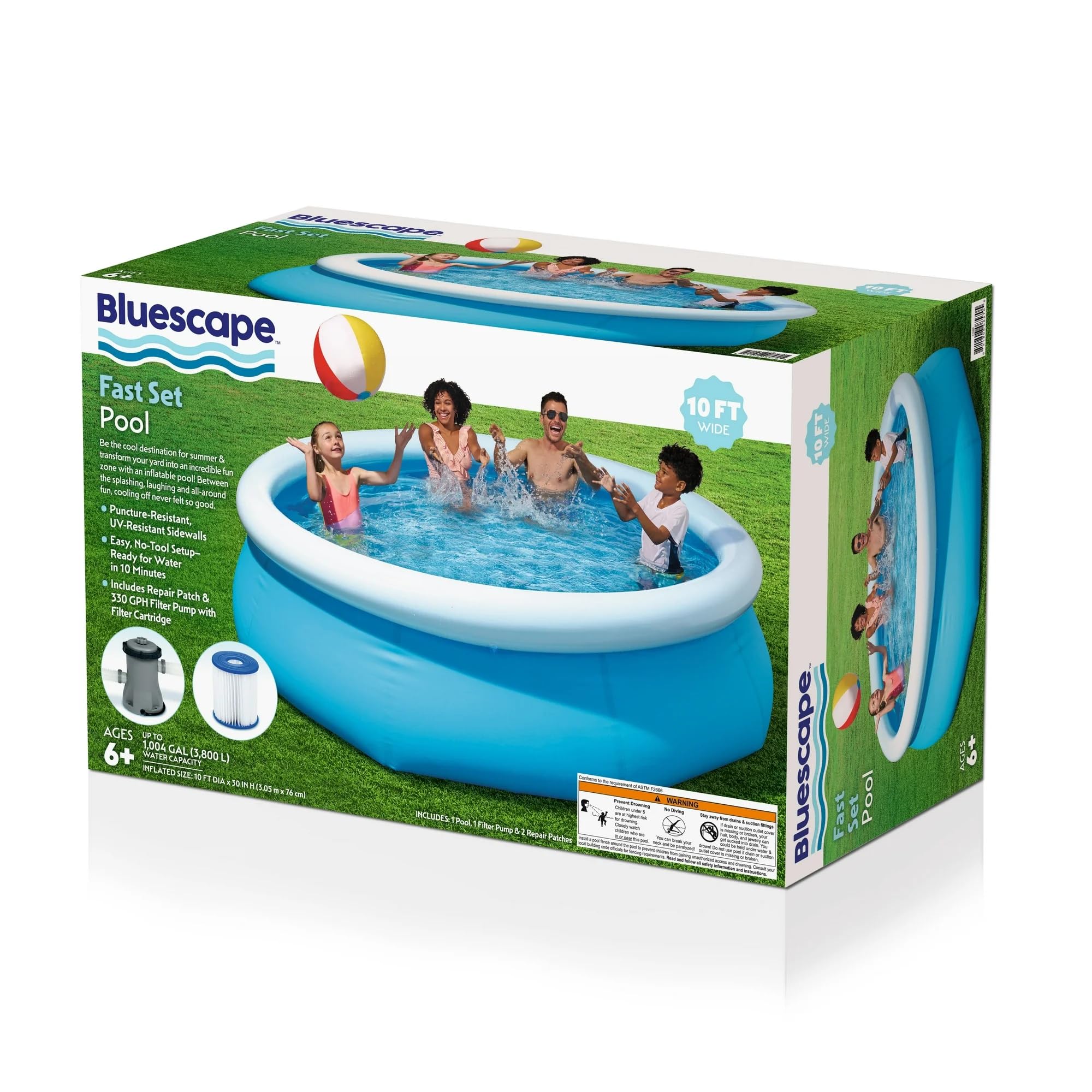 Bluescape Fast Set 10' x 30