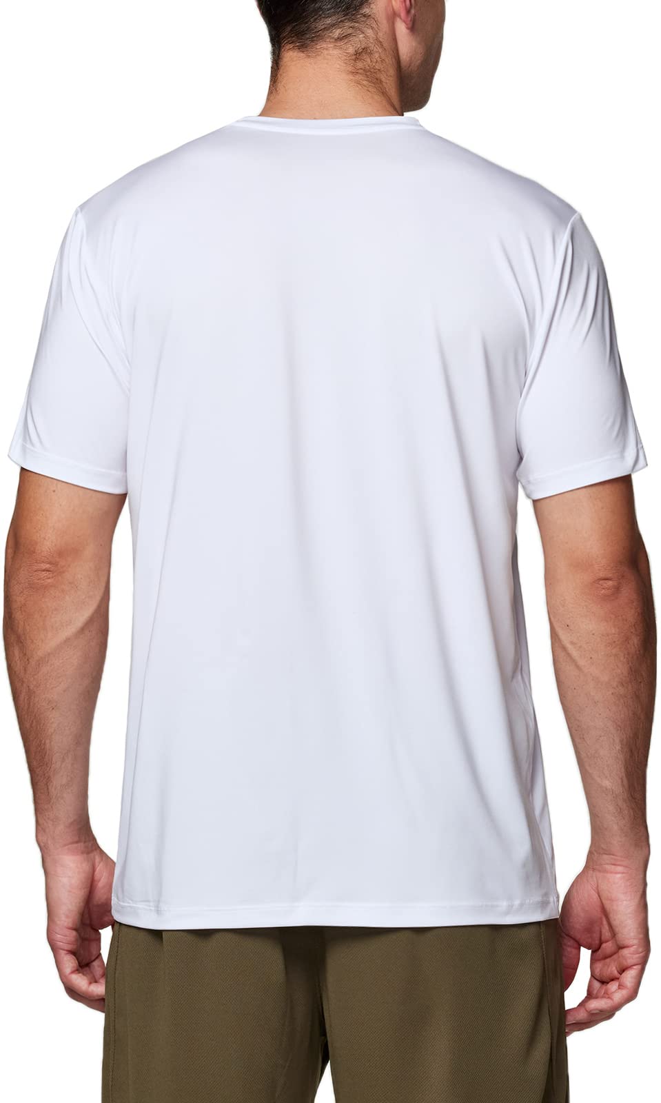**ATHLIO Men's Quick-Dry Workout Running Shirts - UPF Sun Protection, Breathable Short Sleeve Gym T-Shirts for Jogging, Training & Outdoor Sports**