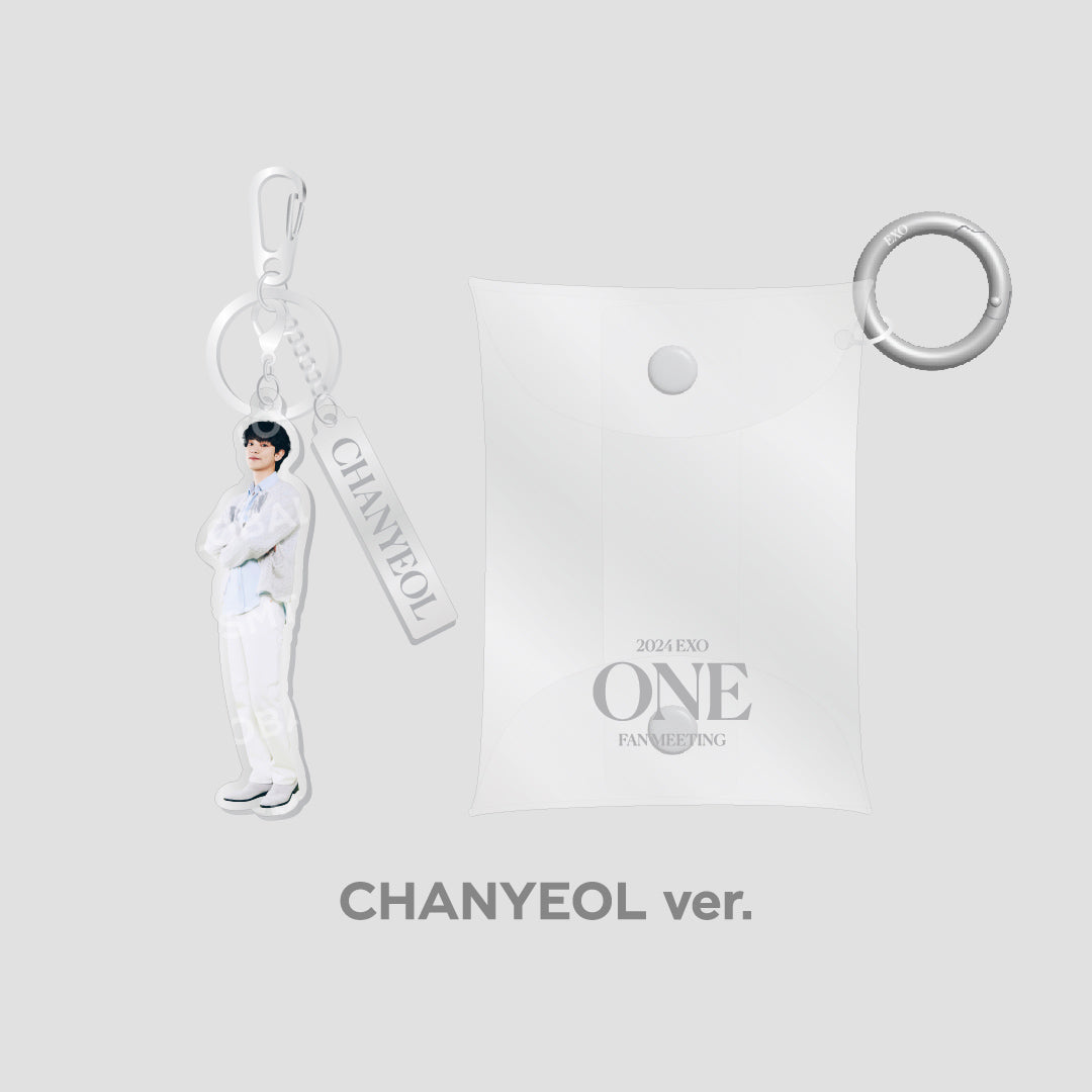 EXO Fan Meeting Official POUCH Key Ring Set - 2024 ONE MD Limited Edition Collectible for K-Pop Fans & Concert Merchandise