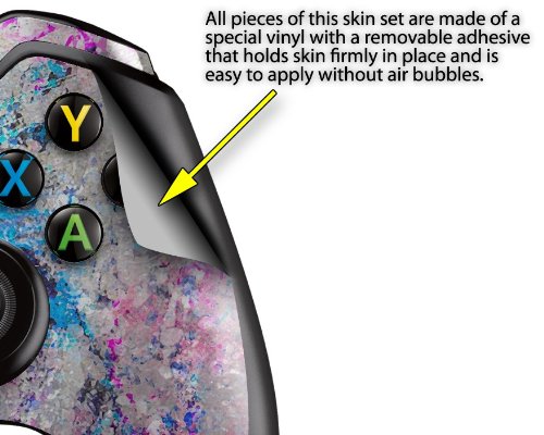 WraptorSkinz Vinyl Skin Wrap for XBOX One Original Wireless Controller - Graffiti Splatter Design | Protective Decal Cover | Gaming Accessories for Enhanced Grip & Style