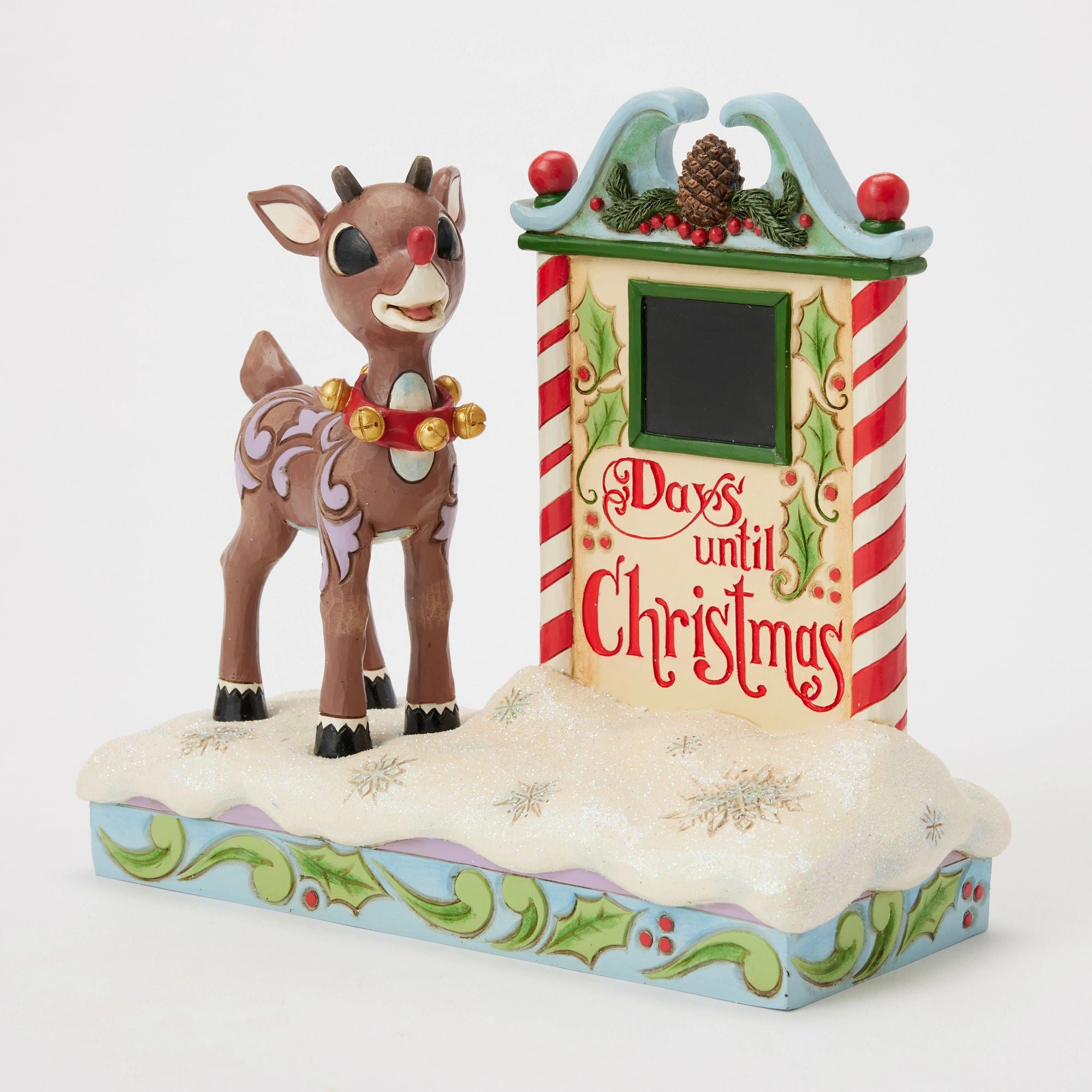 Rudolph Christmas Countdown Calendar - Fun Holiday Advent Calendar for Kids & Families - Perfect for Home, Office & Classroom Decor