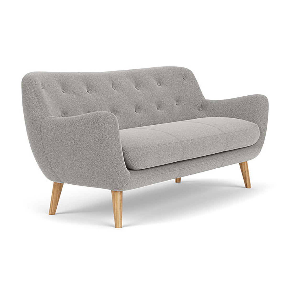 Herman Fabric 3-Seater Sofa - Modern Living Room Couch for Small Spaces, Comfortable Sectional Sofa for Apartment, Dorm & Home Decor | Perfect for Relaxing, Entertaining & Family Gatherings