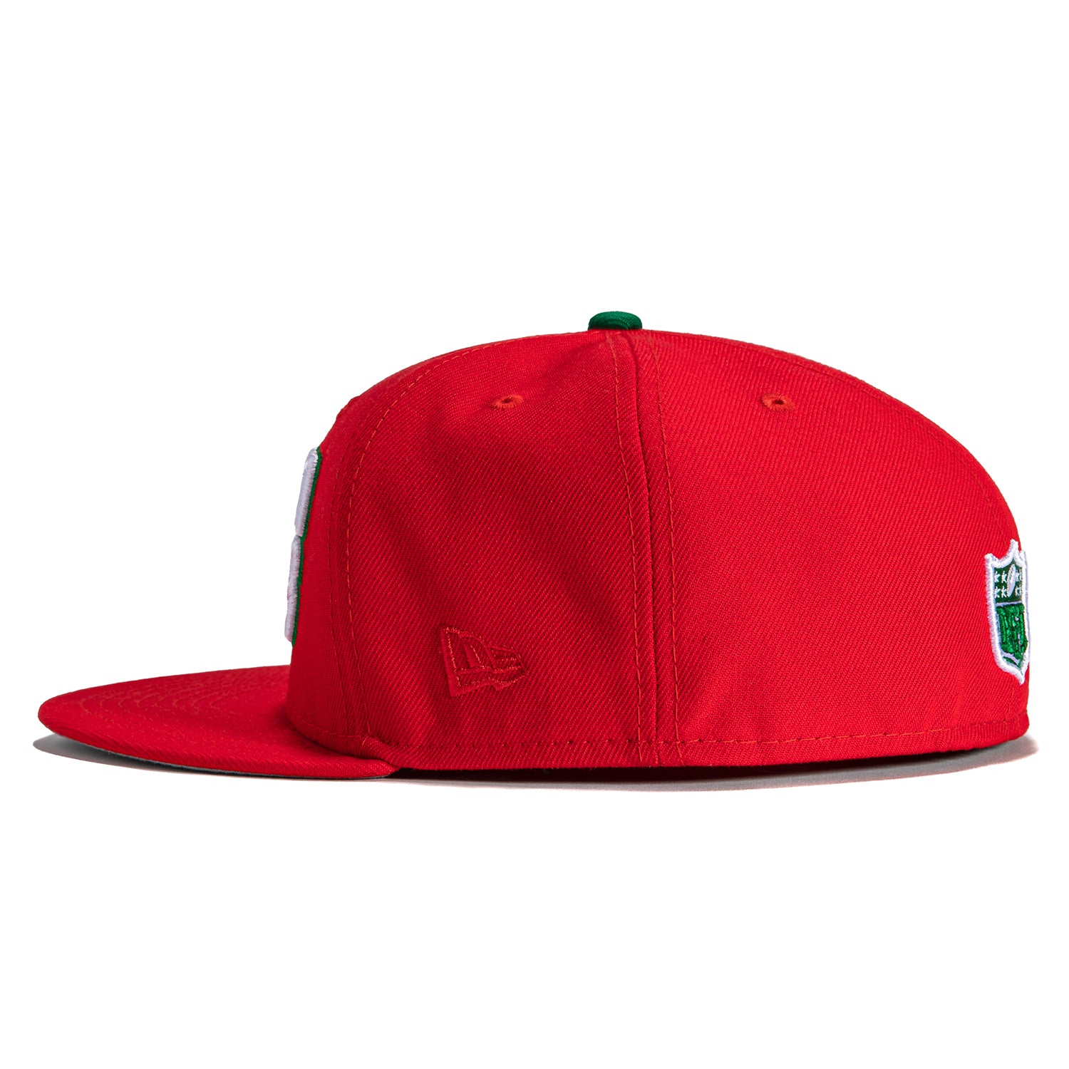 New Era 59Fifty Cleveland Browns 2004 Pro Bowl Patch Snapback Hat - Red & White Ice Cream Colorway | NFL Football Fan Gear for Games, Tailgating & Collectors