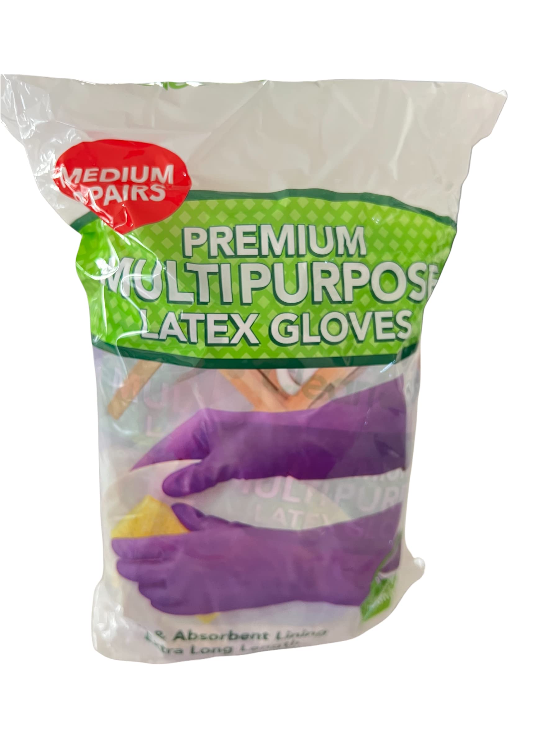 Clean Ones Premium Multi-Purpose Non-Slip Gloves - 9 Pack Medium Size for Kitchen, Cleaning, Gardening & Household Chores