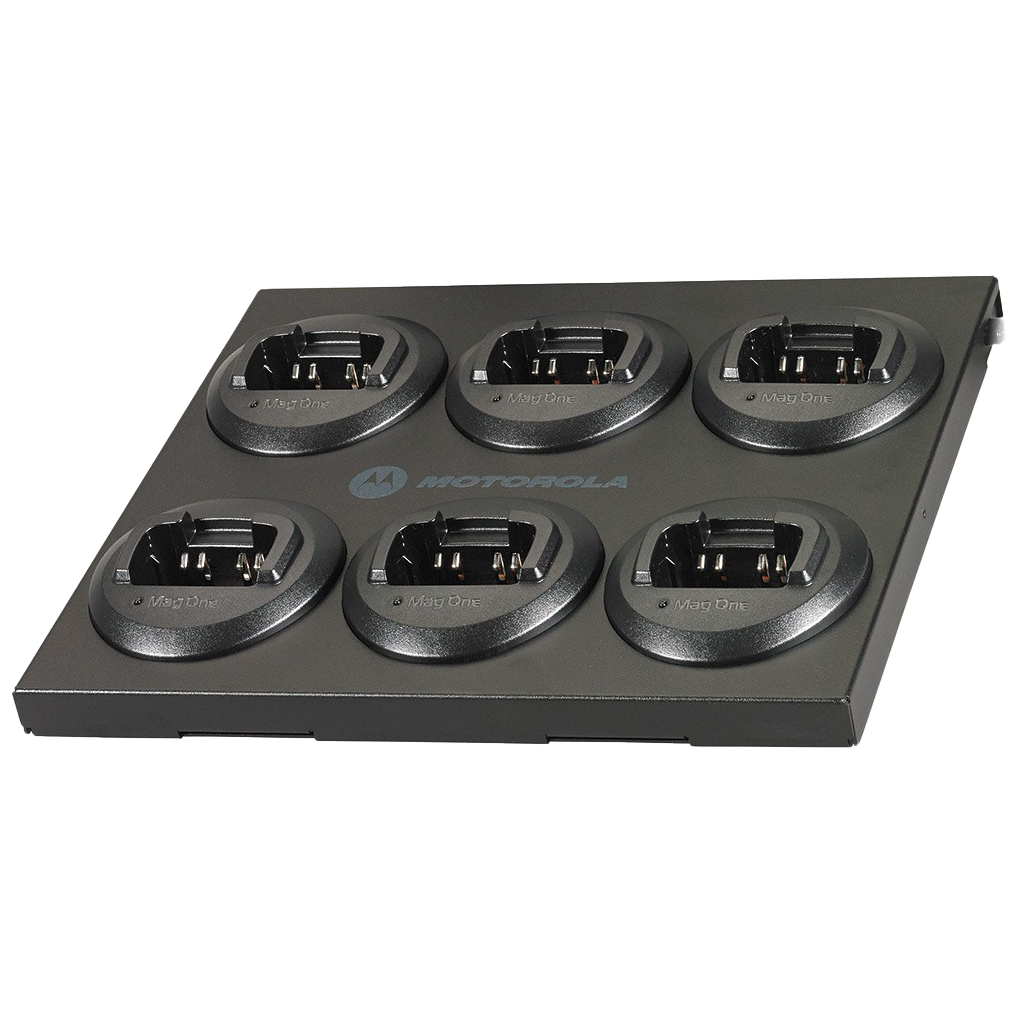 Motorola RLN6393 Multi-Unit Rapid Charger for Two-Way Radios - Perfect for Security, Construction & Emergency Communication Teams