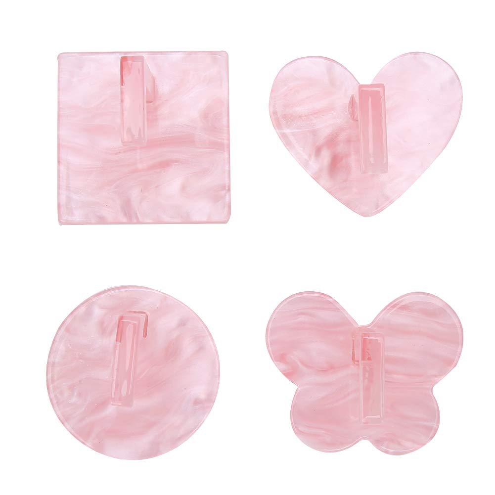 Professional Nail Art Practice Display Stand - Pink Nail Tip Holder for Safe & Beautiful Manicures | Perfect for Nail Salons & Home Use | Great for Training, Practice & Display