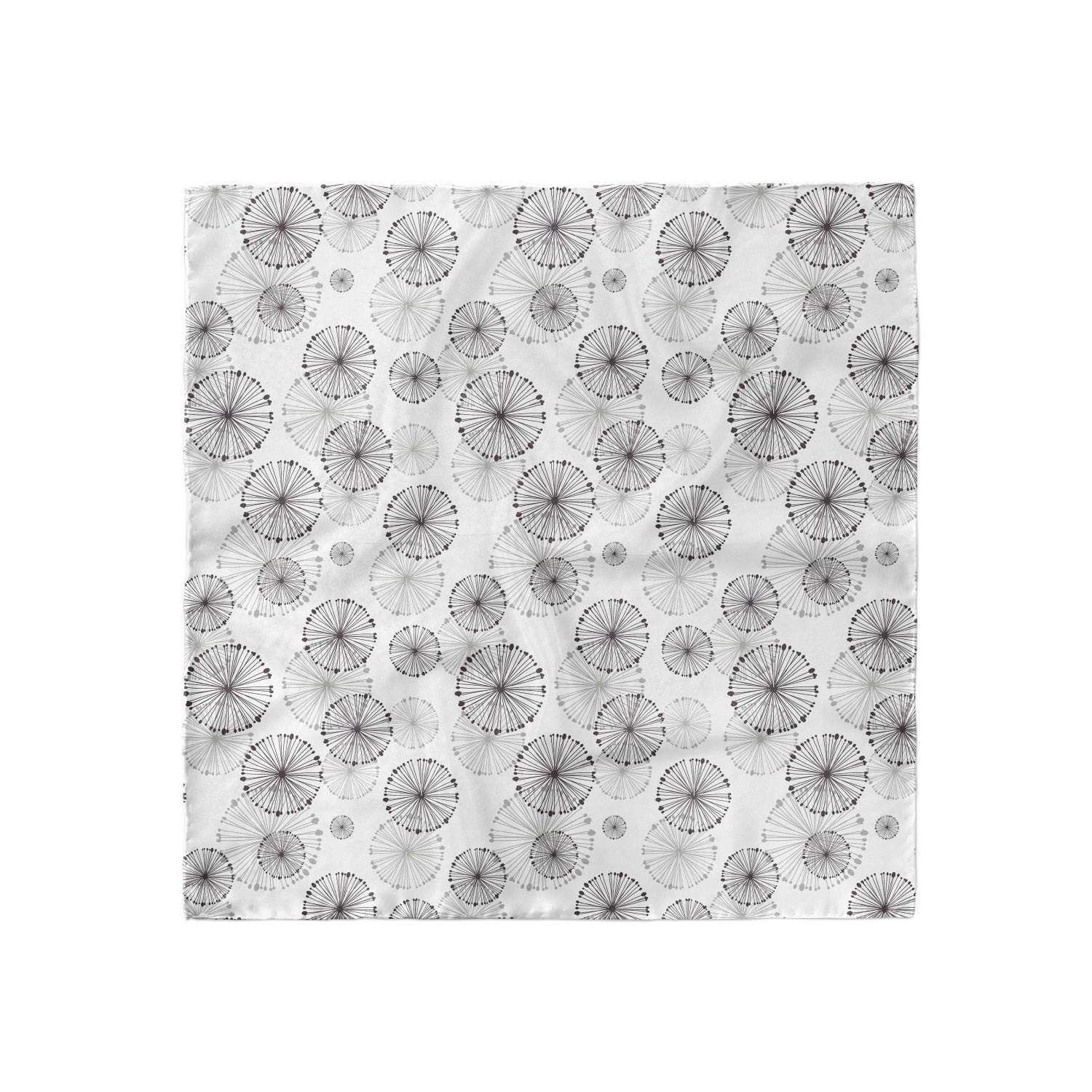 Ambesonne Abstract Head Scarf with Dandelion Motif - Stylish Hair Wrap for Women - Perfect for Beach, Travel, and Everyday Fashion Accessory