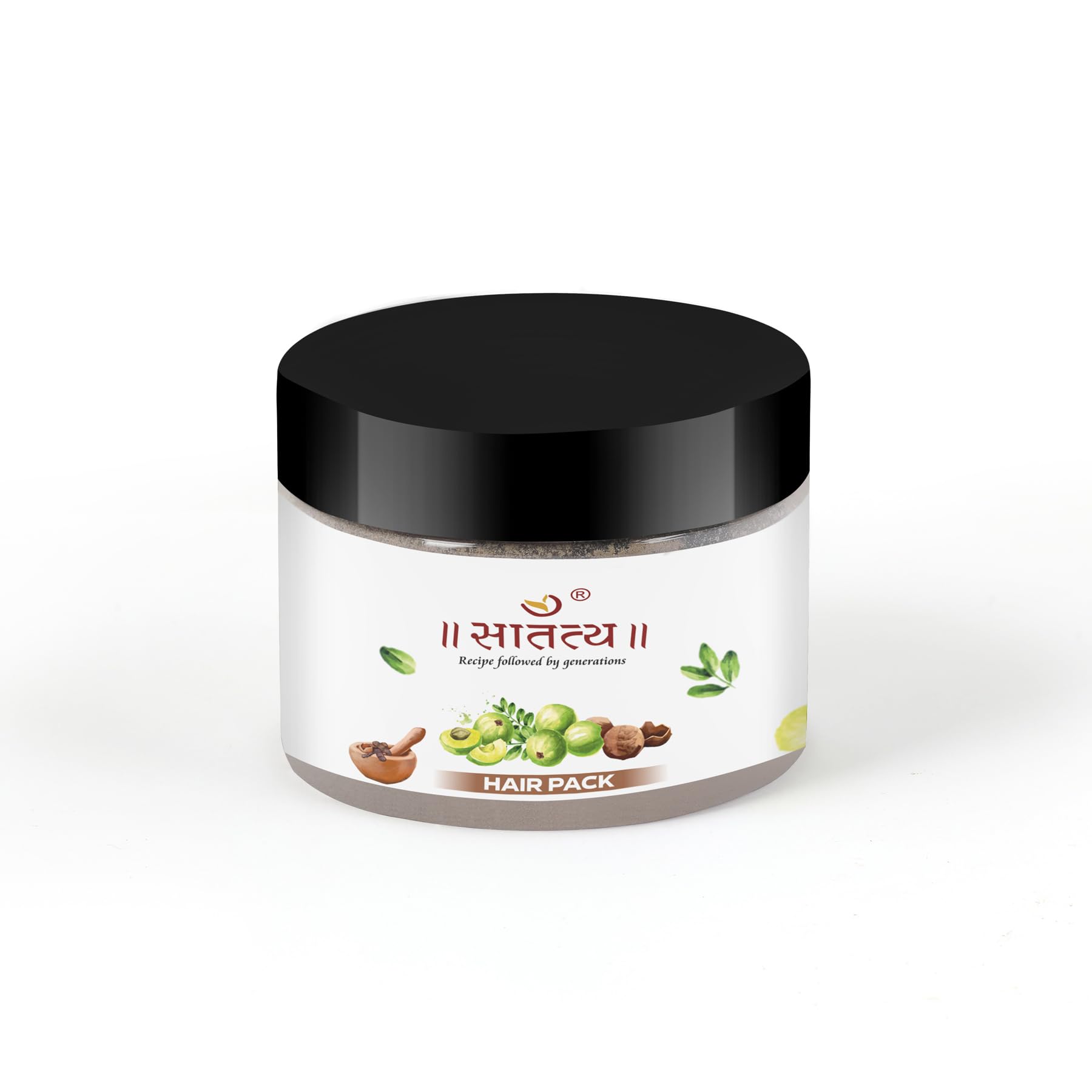 Satatya Ayurvedic Anti-Frizz Hair Mask for Shiny Hair - Paraben-Free, 100% Natural Deep Conditioning Treatment with Nourishing Herbs | Fights Frizz, Adds Shine & Repairs Damaged Hair for Smooth, Healthy Locks - Perfect for Dry, Curly & Color-Treated Hair at Home or Salon Use