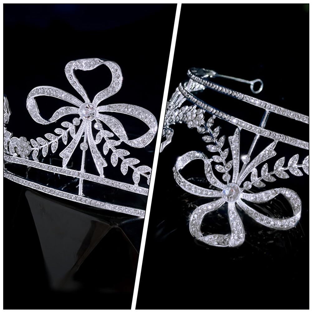 Amosfun Bridal Tiara Headband - Elegant Zinc Alloy Wedding Crown for Women & Girls | Perfect for Bridal Parties, Prom, Pageants & Special Occasions