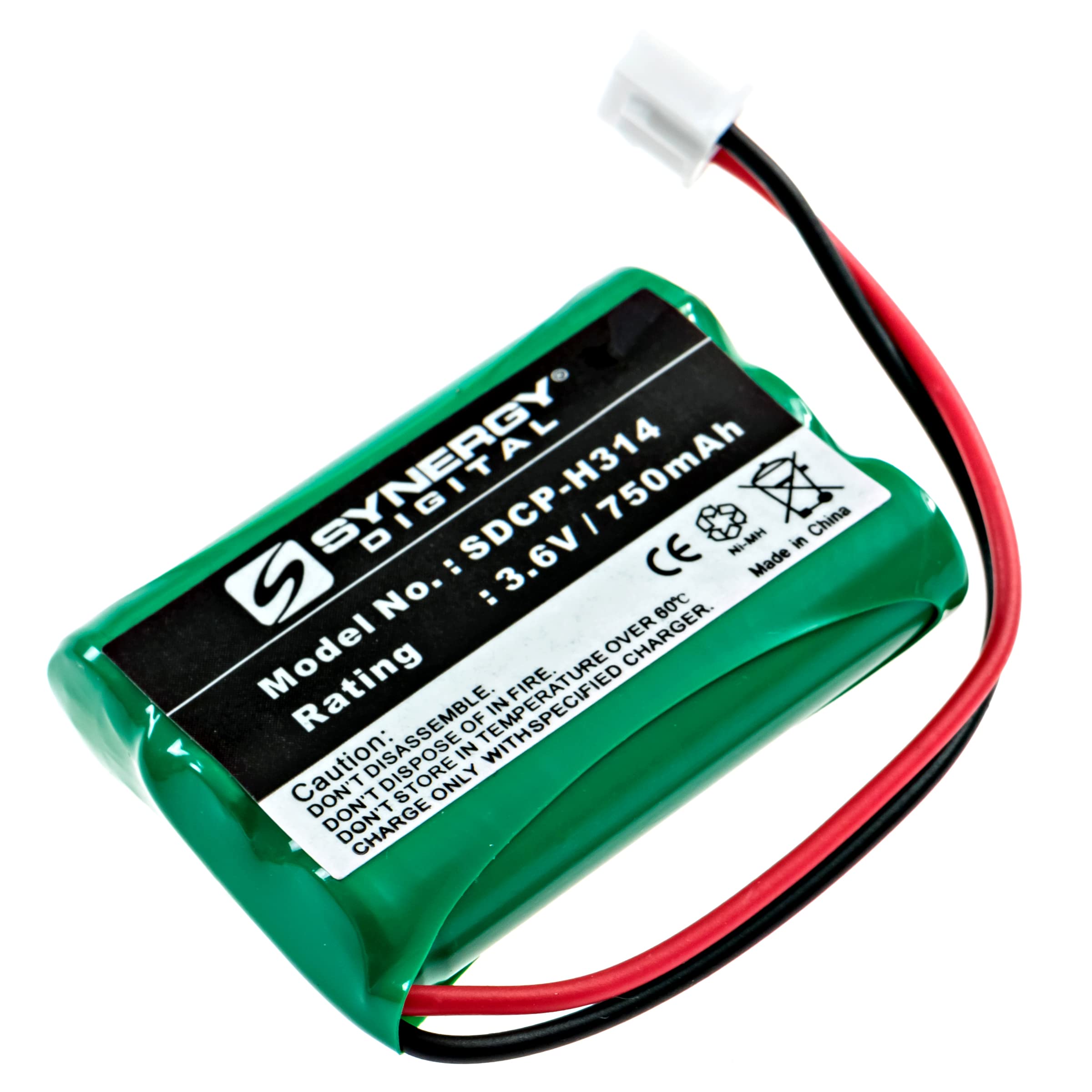 Teledex BATT-9600 Cordless Phone Battery Combo Pack - 3 x SDCP-H314 Replacement Batteries for Home & Office Use