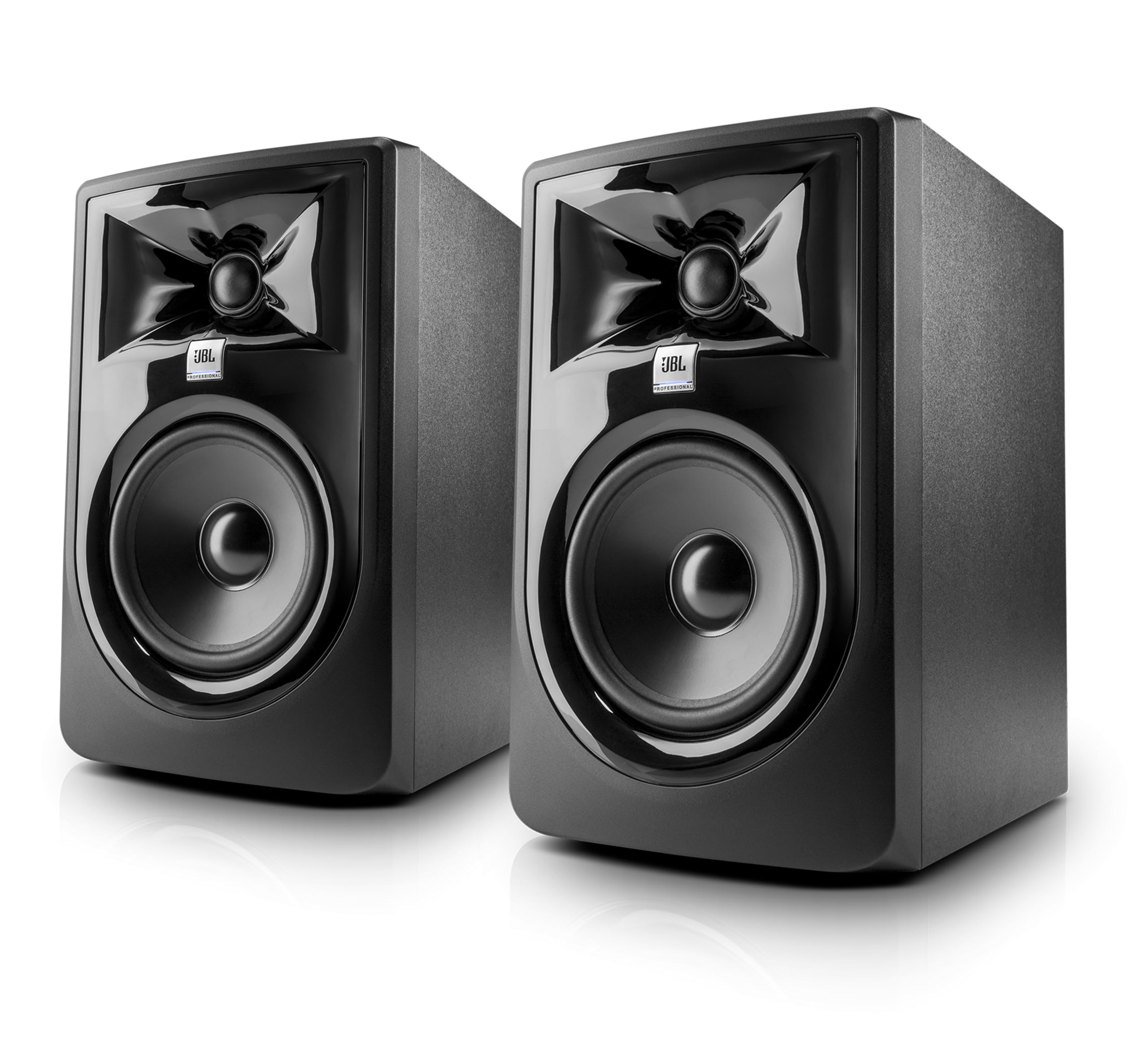 JBL Professional 305P MkII 5-Inch 2-Way Powered Studio Monitor Speakers (Pair, Black) - Active Near Field Monitors for Music Production, Recording Studio, Home Theater & Desktop Computer Hi-Fi Audio