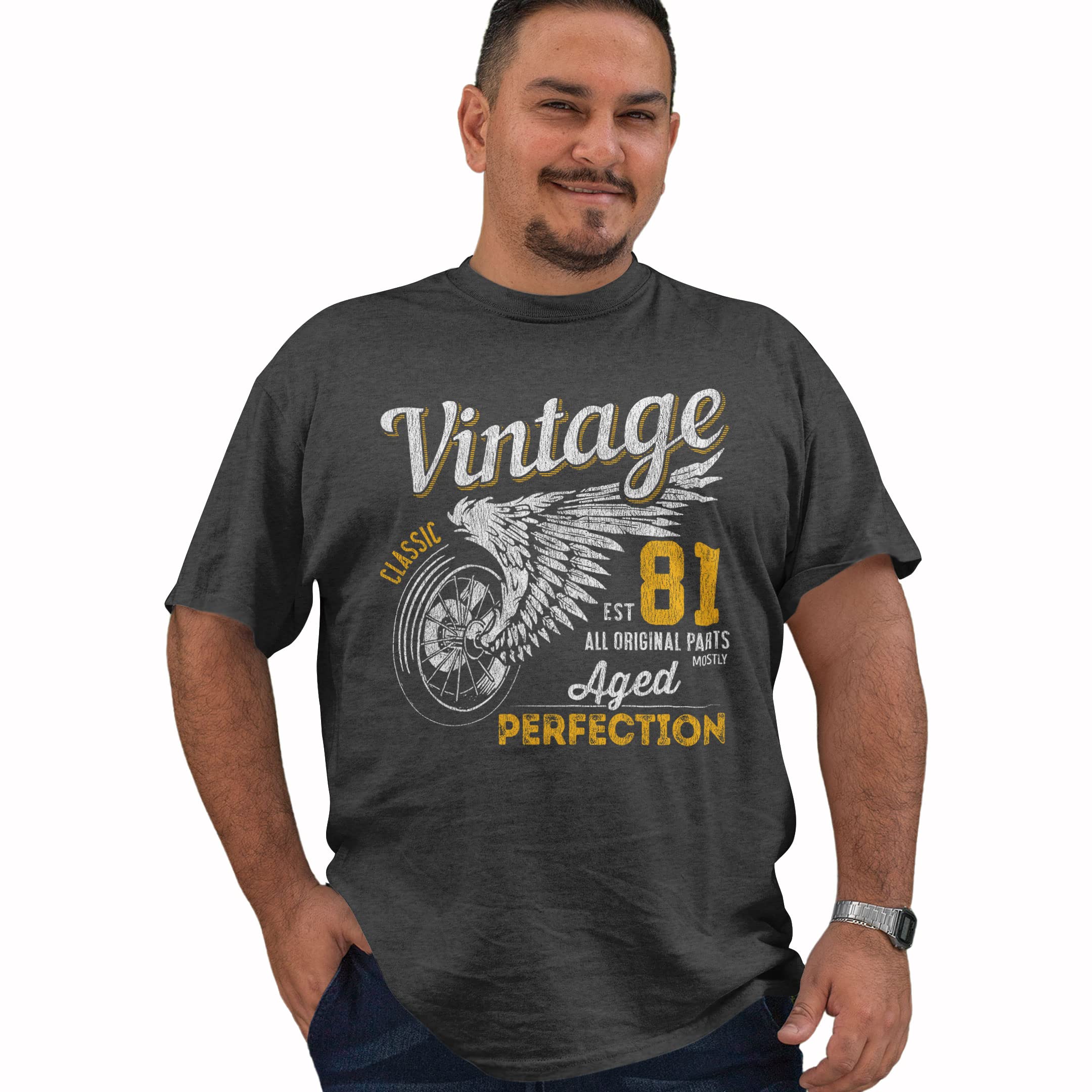 1980 Vintage Birthday Tshirt for Men - 40th Birthday Gift Idea - Perfect for Parties & Celebrations