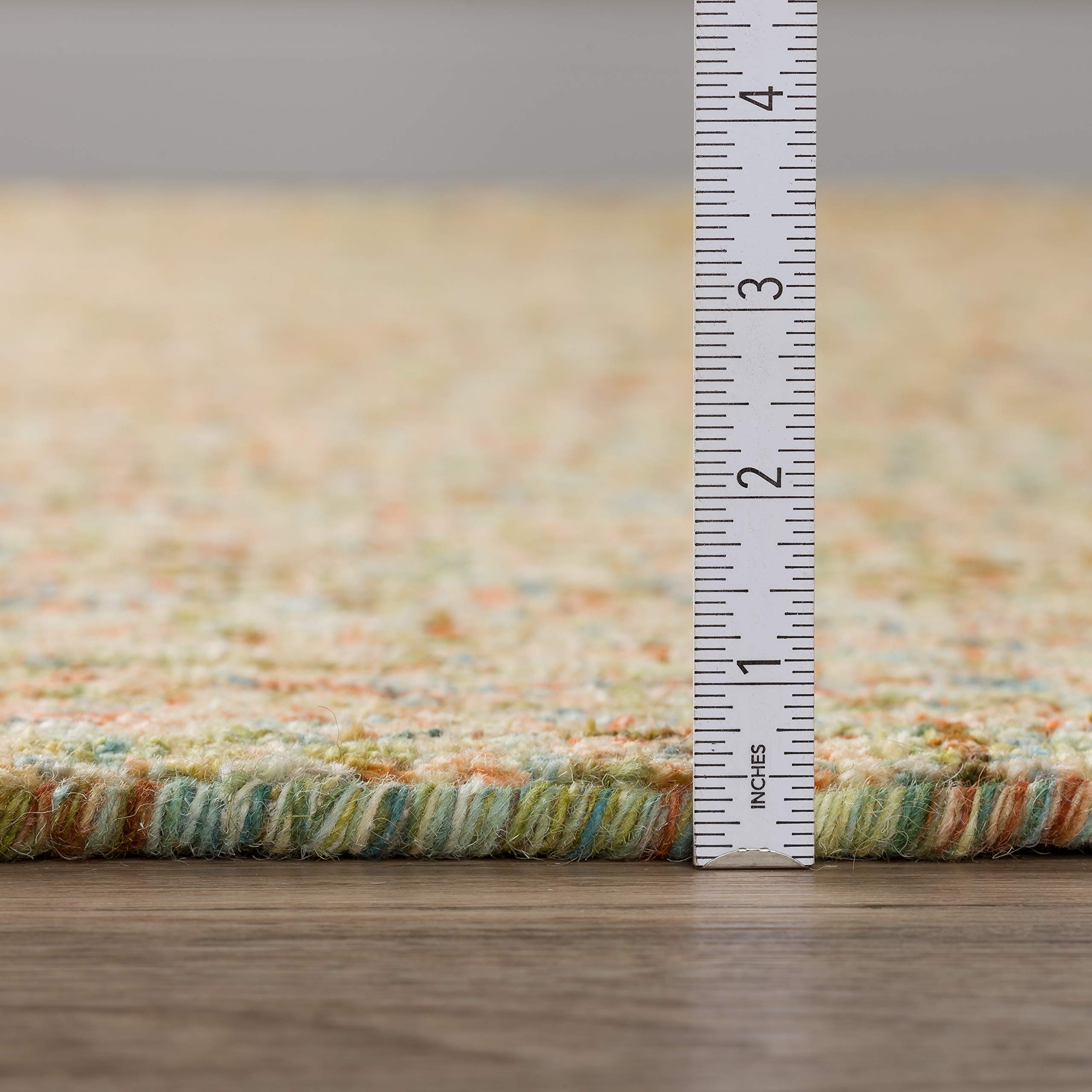 Addison Rugs Eastman Multi 9' x 13' Rectangle Soft Area Rug - Easy Clean, Non-Shedding, Stain Resistant - Perfect for Bedroom, Living Room, Dining Room, Kitchen & Entryway - Cozy Home Decor for Family Gatherings & Relaxation
