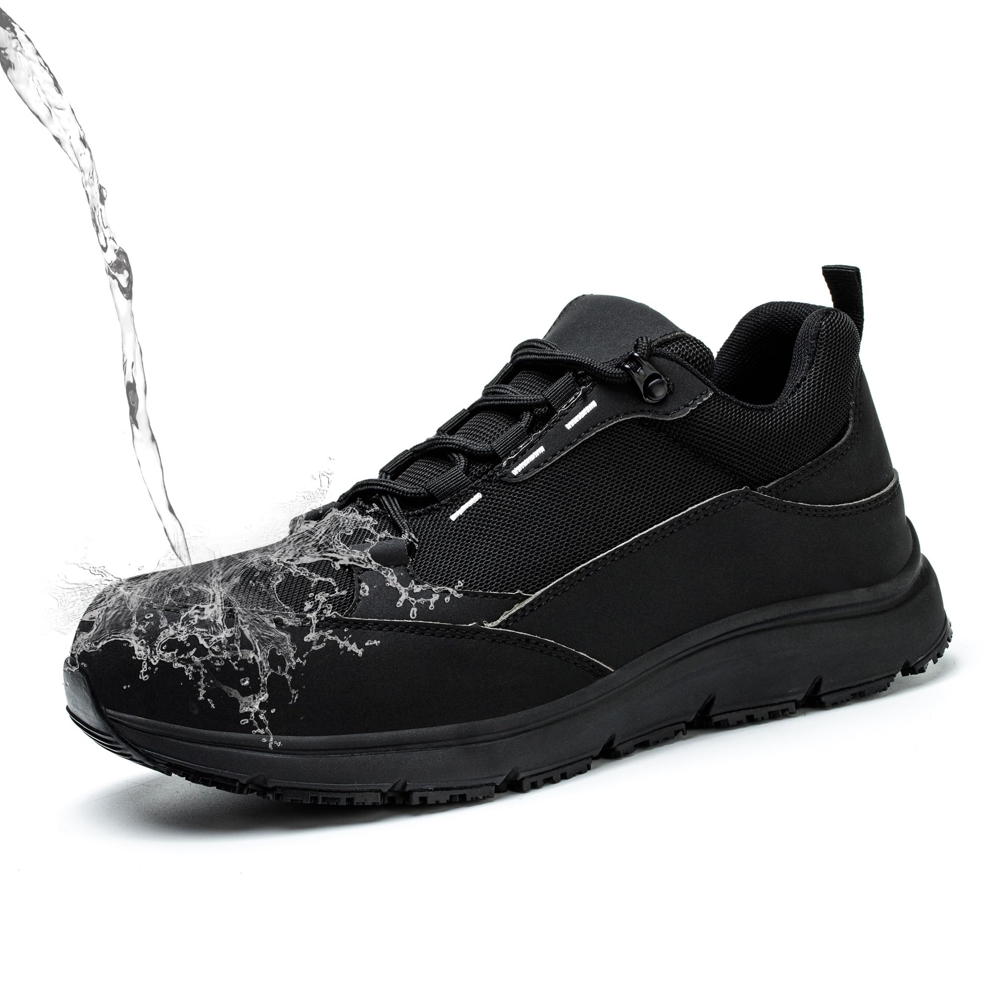 ZOEASHLEY Waterproof Steel Toe Work Shoes for Men & Women - Lightweight Breathable Safety Trainers with Non-Slip Sole | Perfect for Construction, Warehouse, and Outdoor Work