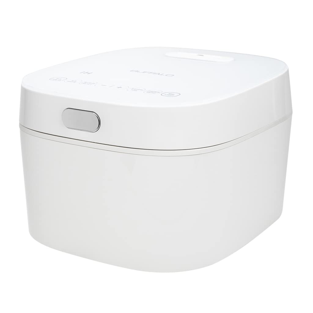 Buffalo SMART COOKER IH Rice Cooker & Warmer - 1L (5 Cups) Non-Stick Inner Pot, Multi-Function, Energy Efficient, White | Perfect for Small Families, Dorms & Office Use