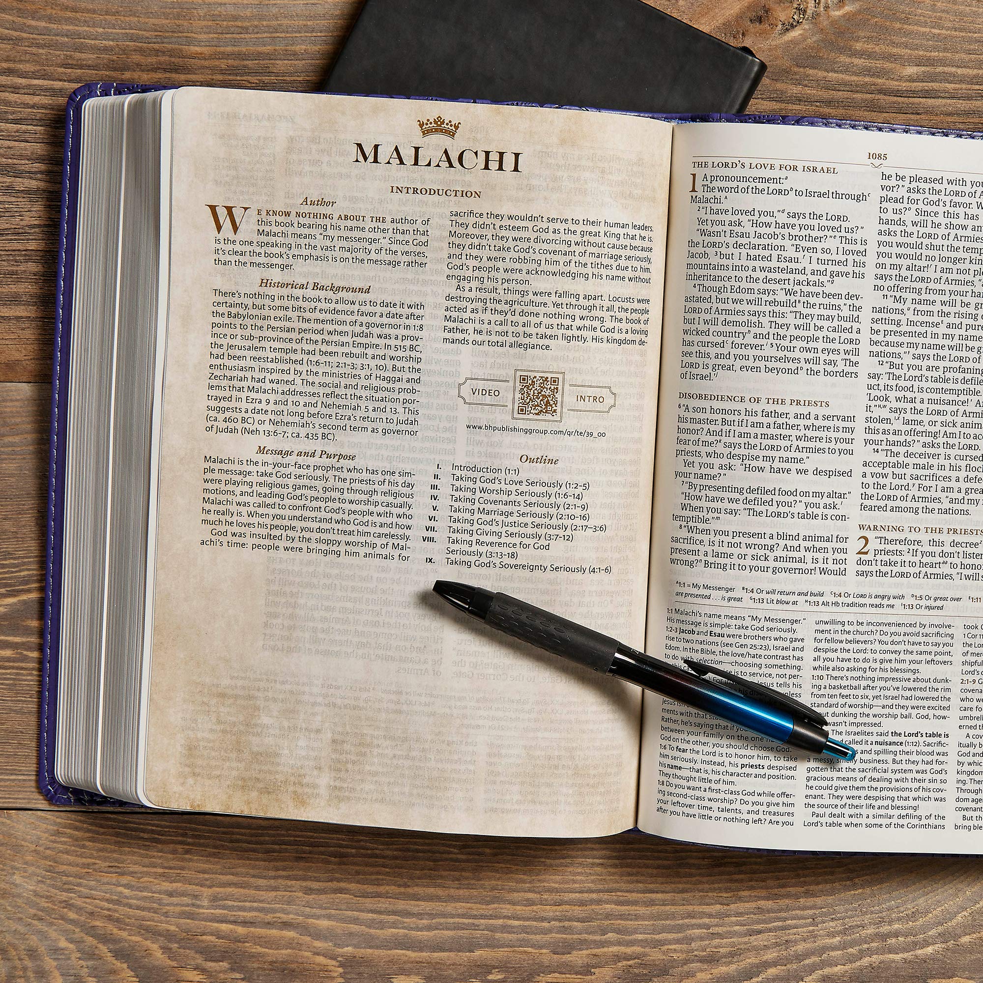 CSB Tony Evans Study Bible - Purple LeatherTouch Cover, Black Letter Text with Study Notes, Commentary, Articles, Videos & Charts | Easy-to-Read Serif Font | Perfect for Bible Study, Sermon Preparation & Personal Devotion