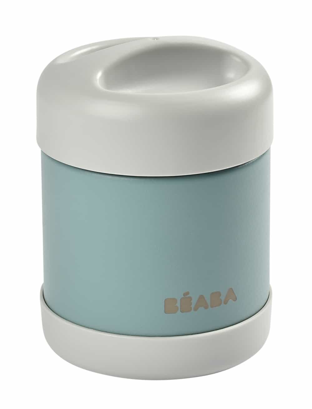 BEABA Stainless Steel 10 oz Baby Food Storage Jar - Airtight Container for Homemade Puree, Snacks & Breast Milk | Perfect for On-the-Go Feeding & Meal Prep