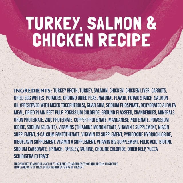 Natural Balance Platefulls Turkey, Salmon & Chicken Recipe Morsels in Gravy - Grain-Free Soft Cat Food Pouches for Adult & Senior Cats - Perfect for Picky Eaters & Mealtime Hydration