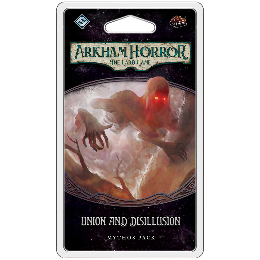 Arkham Horror LCG: Union and Disillusion Expansion - Cooperative Horror Card Game for 1-4 Players | Perfect for Game Nights & Lovecraftian Horror Fans