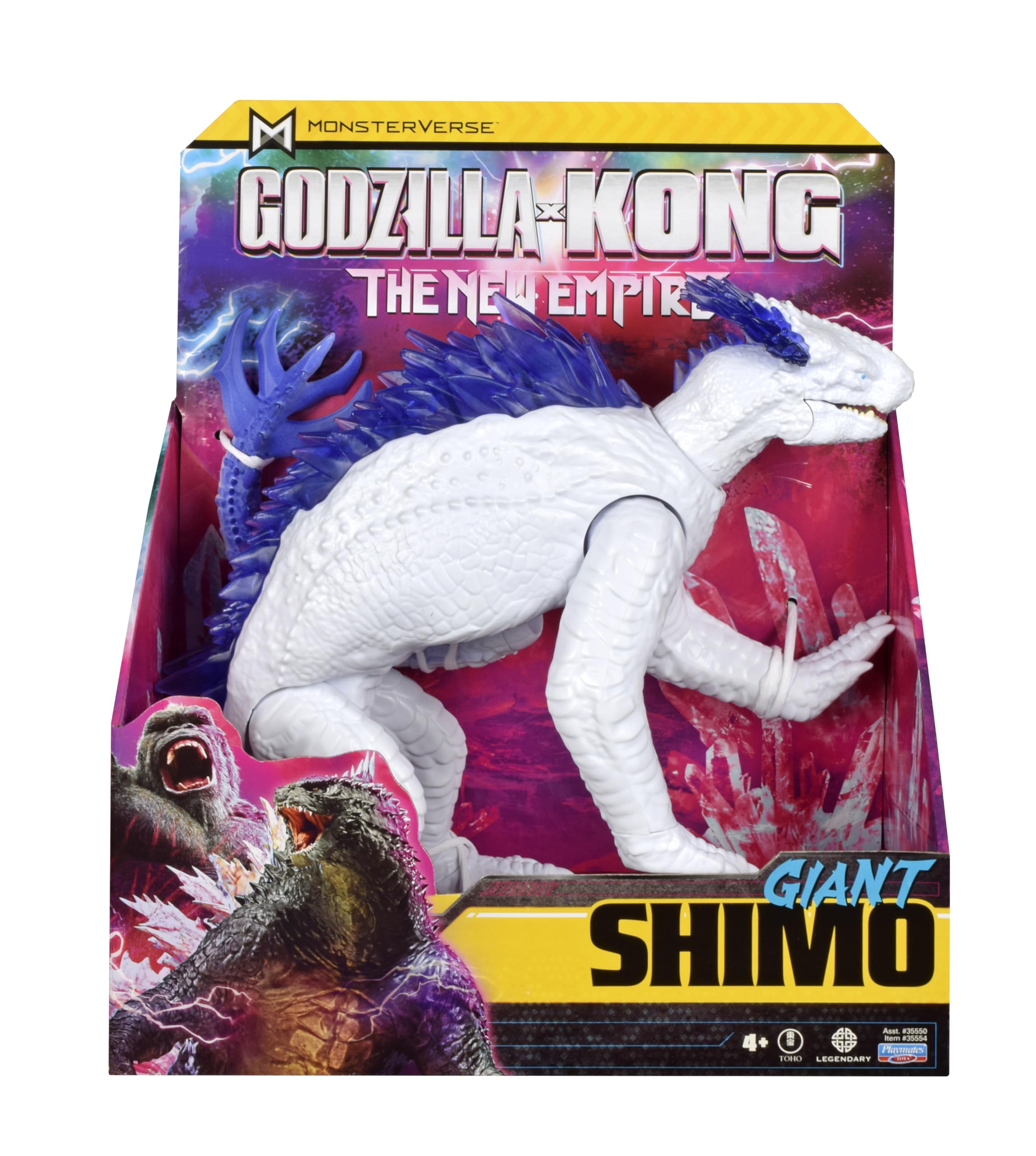 Godzilla x Kong: 11-Inch Giant Shimo Action Figure by Playmates Toys - Epic Monster Battle Collectible for Kids & Movie Fans