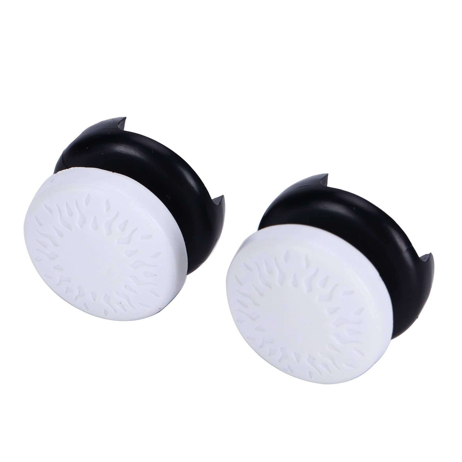 2 Pcs Soft Silicone Thumbstick Grip Caps for PS5/Xbox/Controller - Anti-Slip Joystick Cover with ABS Base - Perfect for Gaming, Streaming & Long Play Sessions