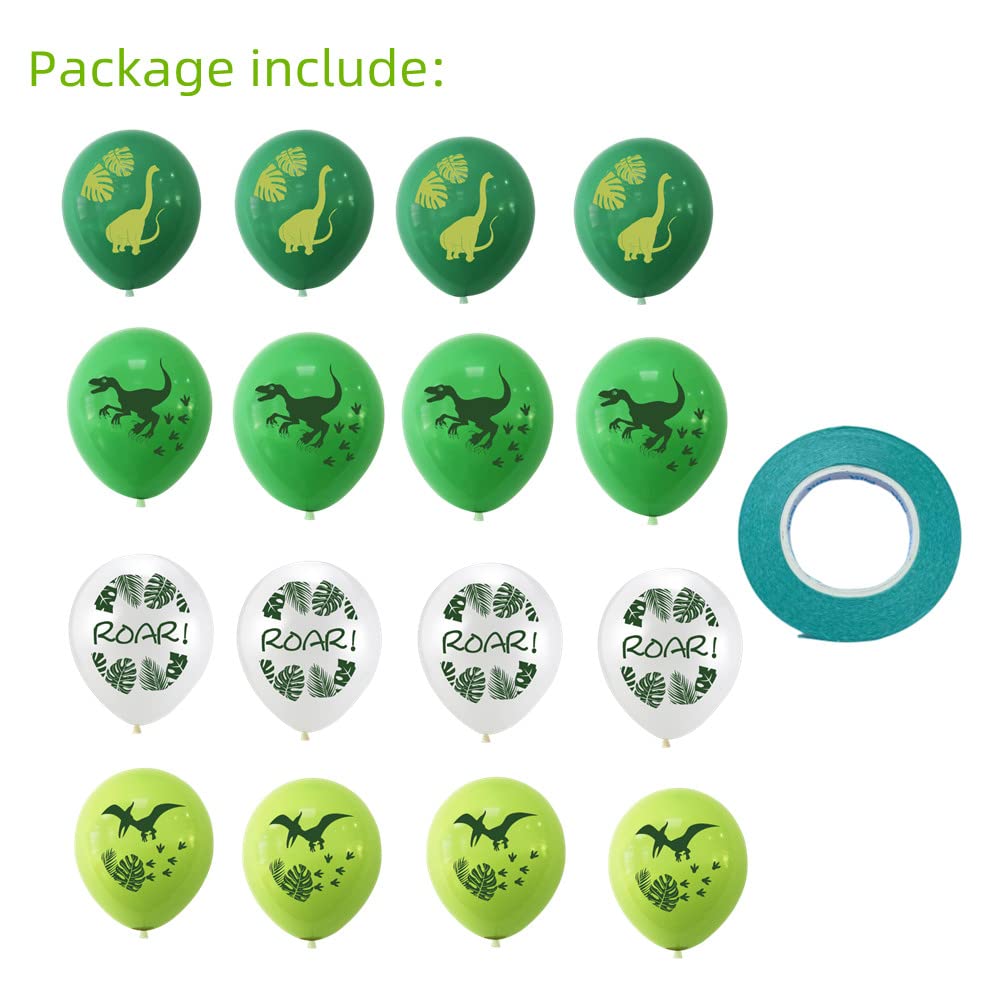 Dinosaur Party Balloons - Pterosaur & Raptor ROAR Balloons for Baby Showers, Dino-Themed Birthday Parties, Jurassic Decorations | Perfect for Kids' Room Decor, Classroom Activities, and Prehistoric-Themed Events