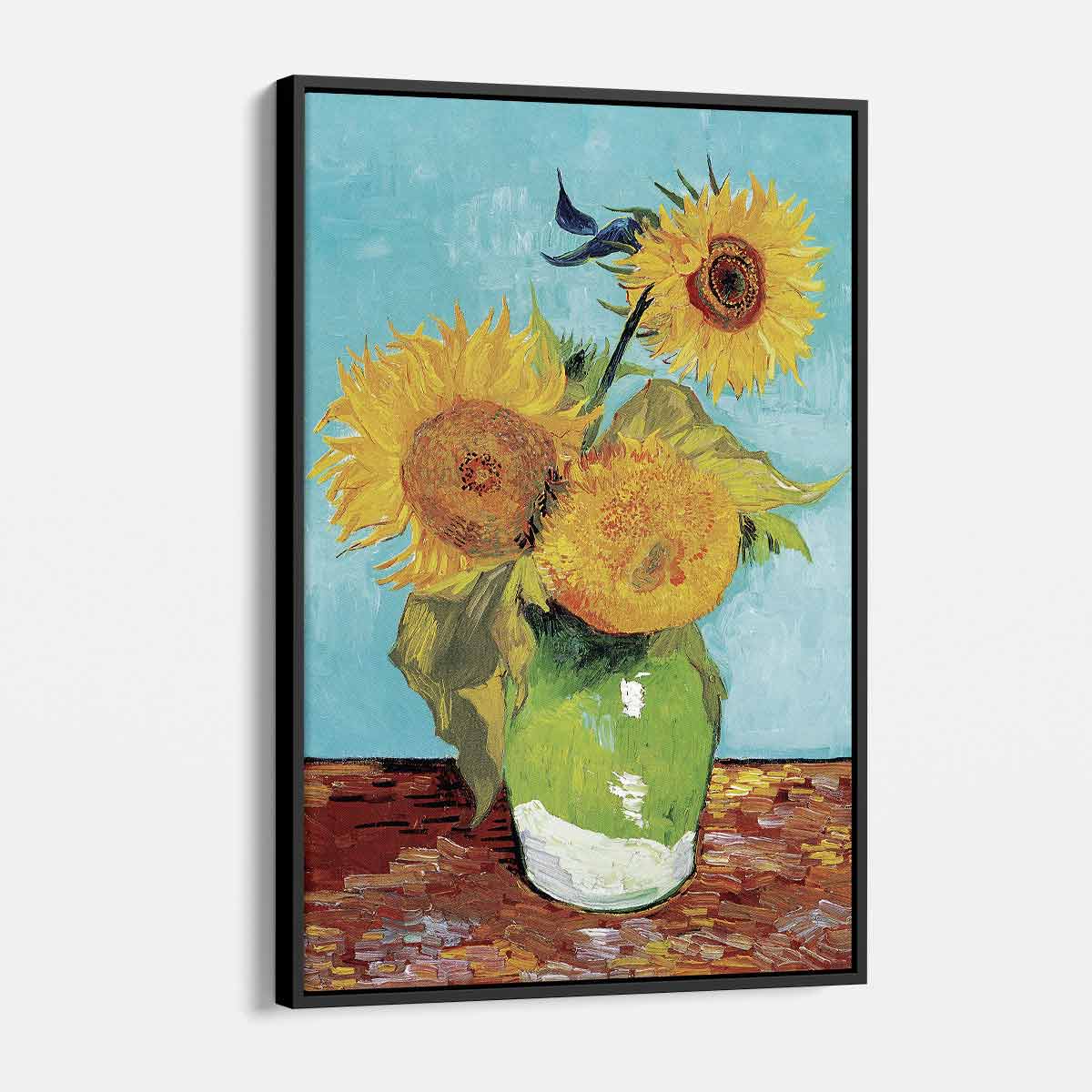 Yellow Sunflowers Wall Art Canvas - Hand Painted Floral Home Decor for Living Room, Bedroom & Office - Perfect for Farmhouse, Boho & Modern Interior Design