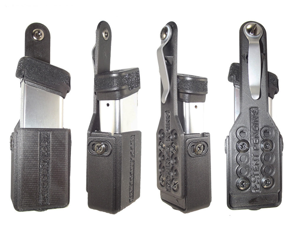 ExtraCarry Concealed Mag Holder - Large 45 ACP Version | Universal Pistol Magazine Pouch for CCW, Range Training & Tactical Use