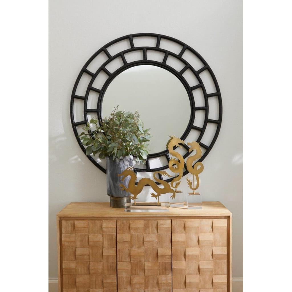 Cyan Design 11702 Haku Dragon Statue - Gold Finish Short Figurine for Home Decor, Office Desk, Feng Shui & Gift Giving