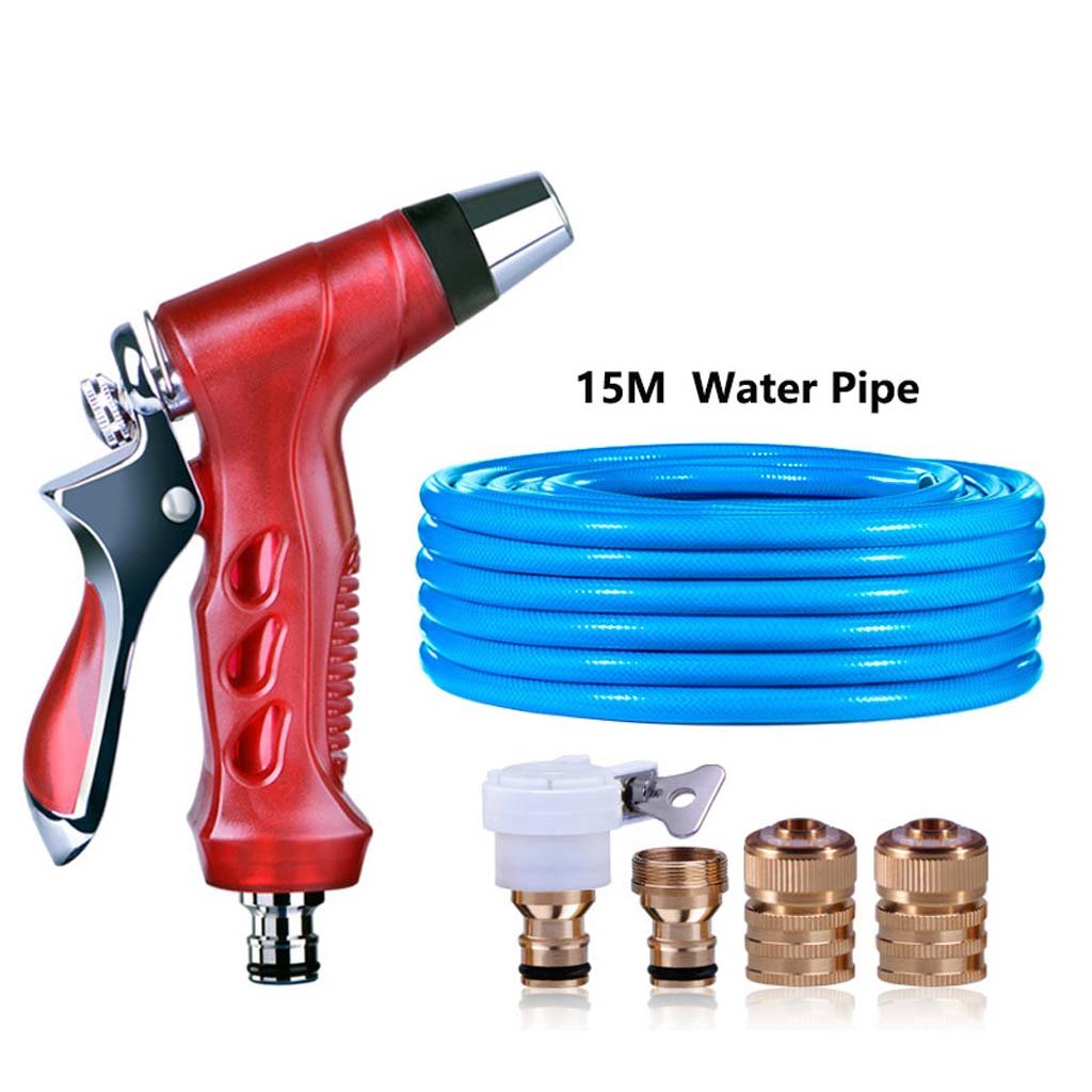 High Pressure Car Wash Gun with Hose Kit - Heavy Duty Water Sprayer for Cleaning Cars, Driveways, and Outdoor Surfaces - Perfect for Washing Vehicles, Watering Lawns, and Home Cleaning Tasks