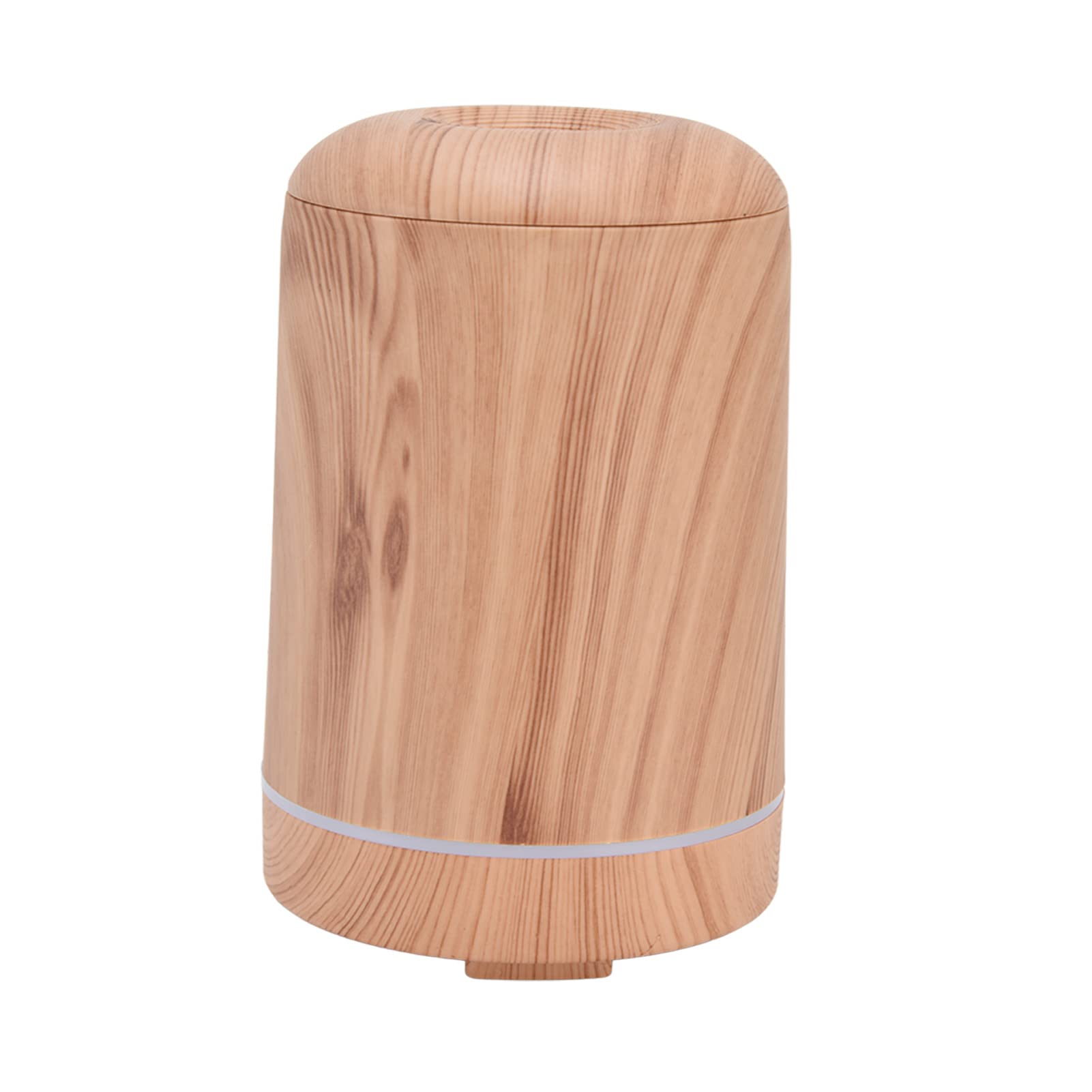 Shanrya 200ml Wood Grain Air Humidifier with 7 Color LED Night Light - Ultra Quiet Cool Mist Humidifier for Bedroom, Office, Hotel & Nursery (Perfect for Dry Air Relief, Better Sleep & Home Decor)