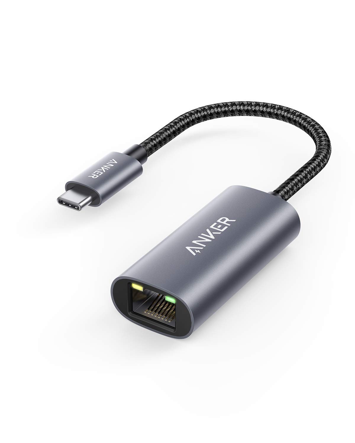 Anker USB C to Gigabit Ethernet Adapter - Aluminum Portable Ethernet Converter for MacBook Pro/Air, iPad Pro, XPS, Chromebook & More | Fast Wired Internet Connection for Work, Gaming & Streaming