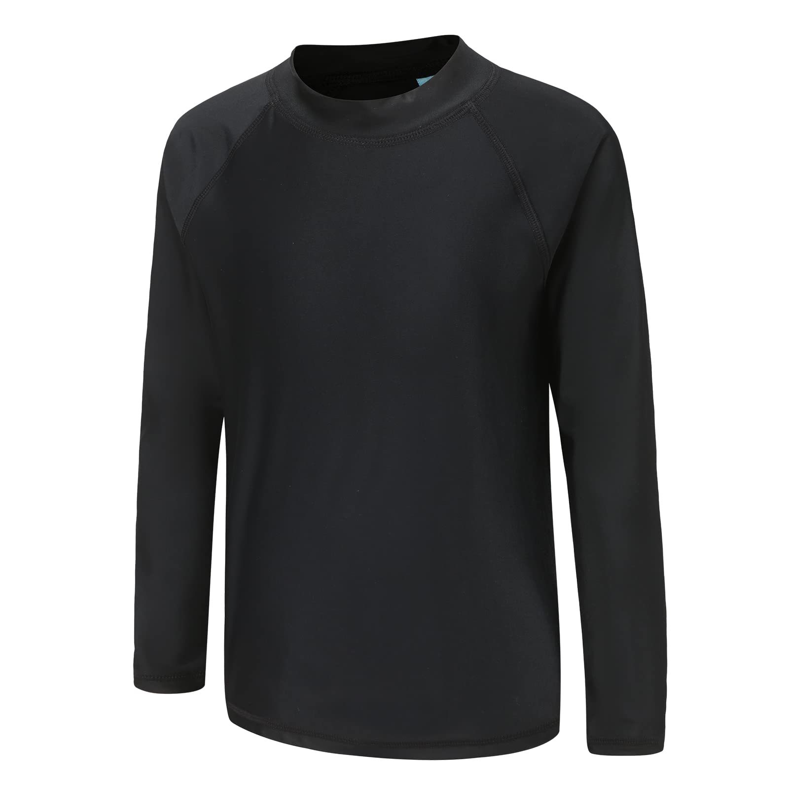 Boys UPF 50+ Long Sleeve Rash Guard Swim Shirt - Sun Protection Swimwear for Kids | Beach, Pool & Water Sports