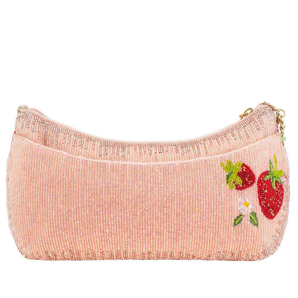 Mary Frances Strawberry Fields Crossbody Bag in Pink - Stylish Women's Handbag for Everyday Use, Parties & Special Occasions