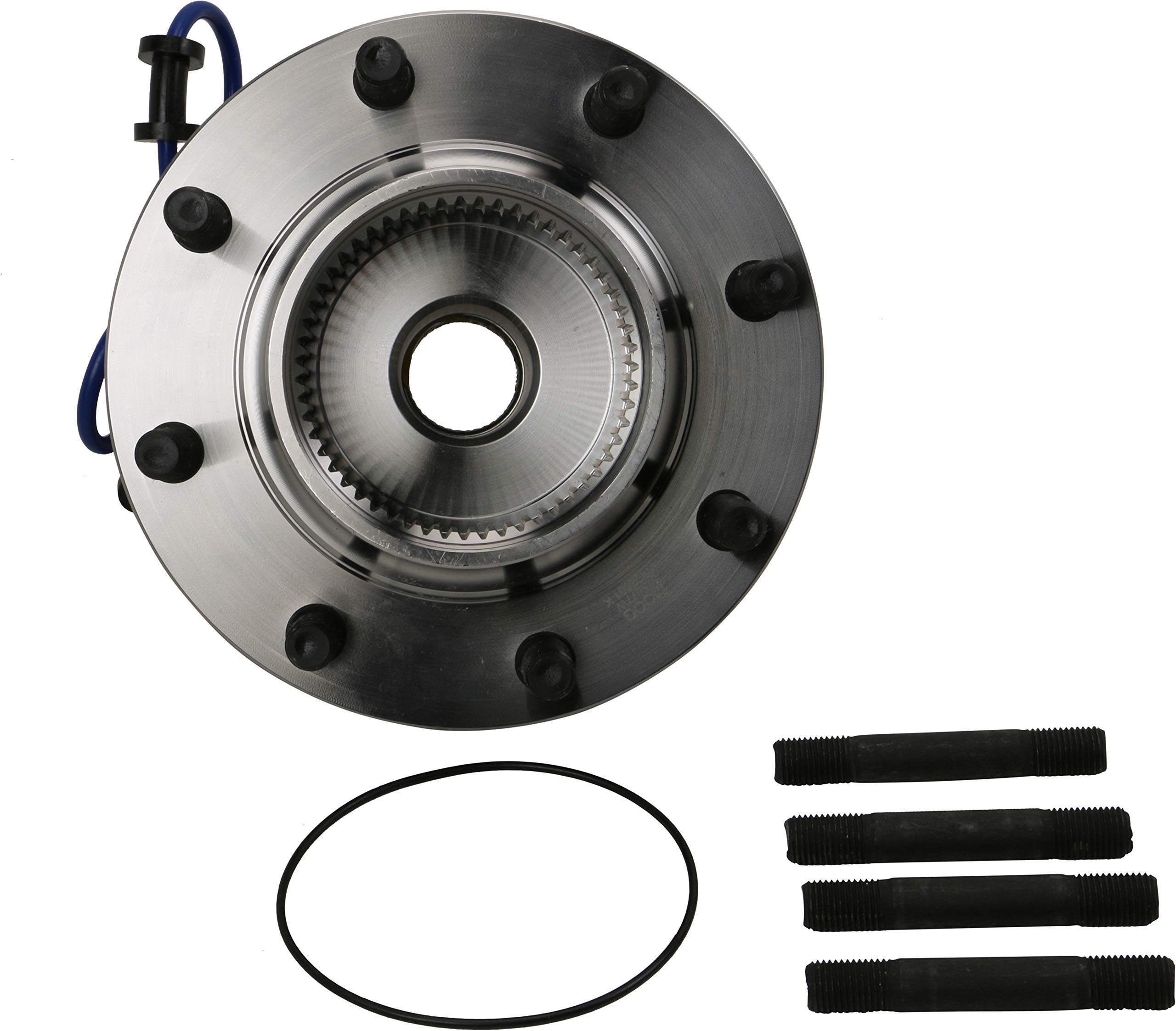 MOOG 515077 Wheel Bearing and Hub Assembly for Ford F-250 Super Duty 4WD 2005-2010 - Front Driver & Passenger Side Replacement - Heavy Duty Towing & Off-Road Use