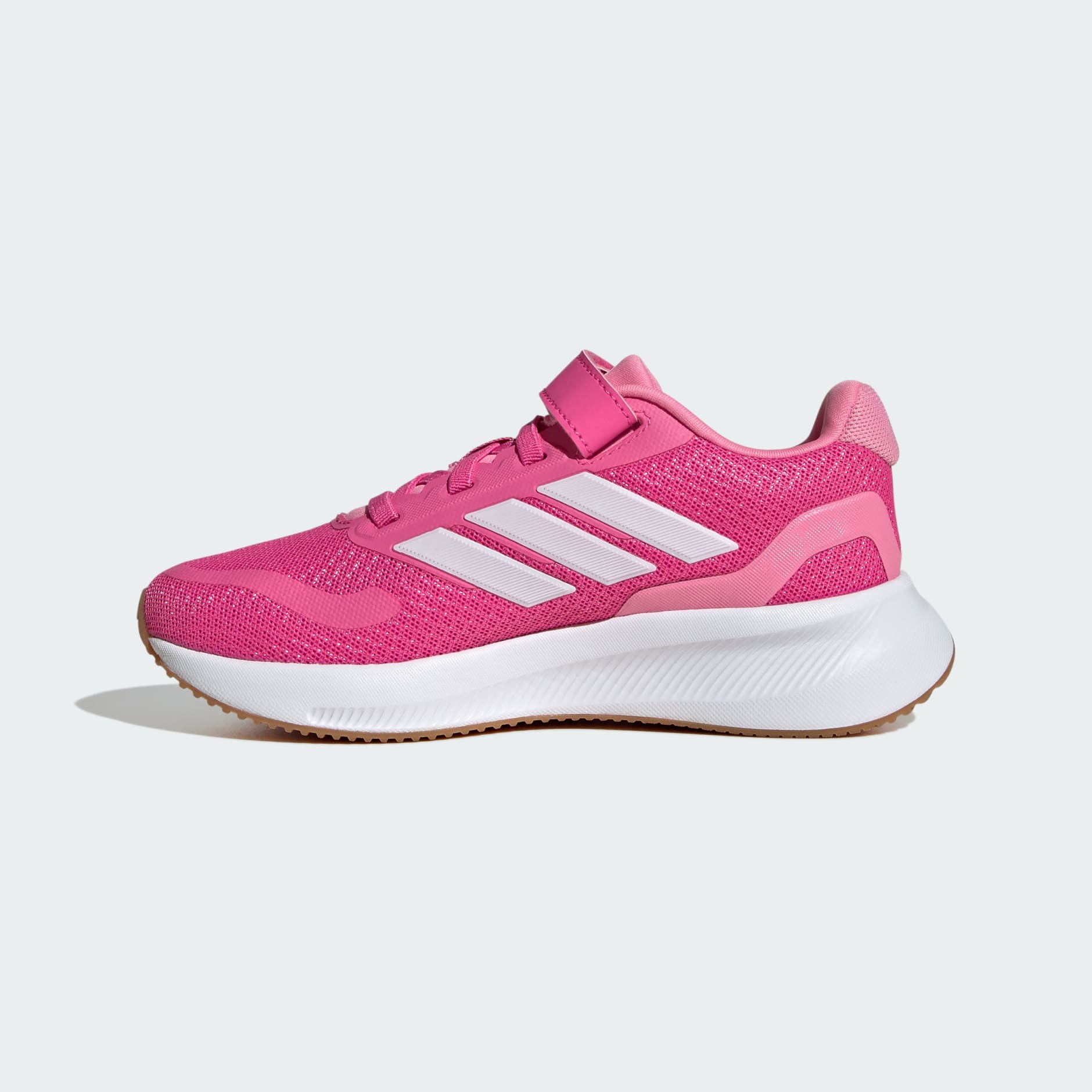 Adidas Kids Runfalcon Magenta/White Running Shoes - Lightweight & Comfortable for Boys & Girls - Perfect for School, Sports & Daily Activities