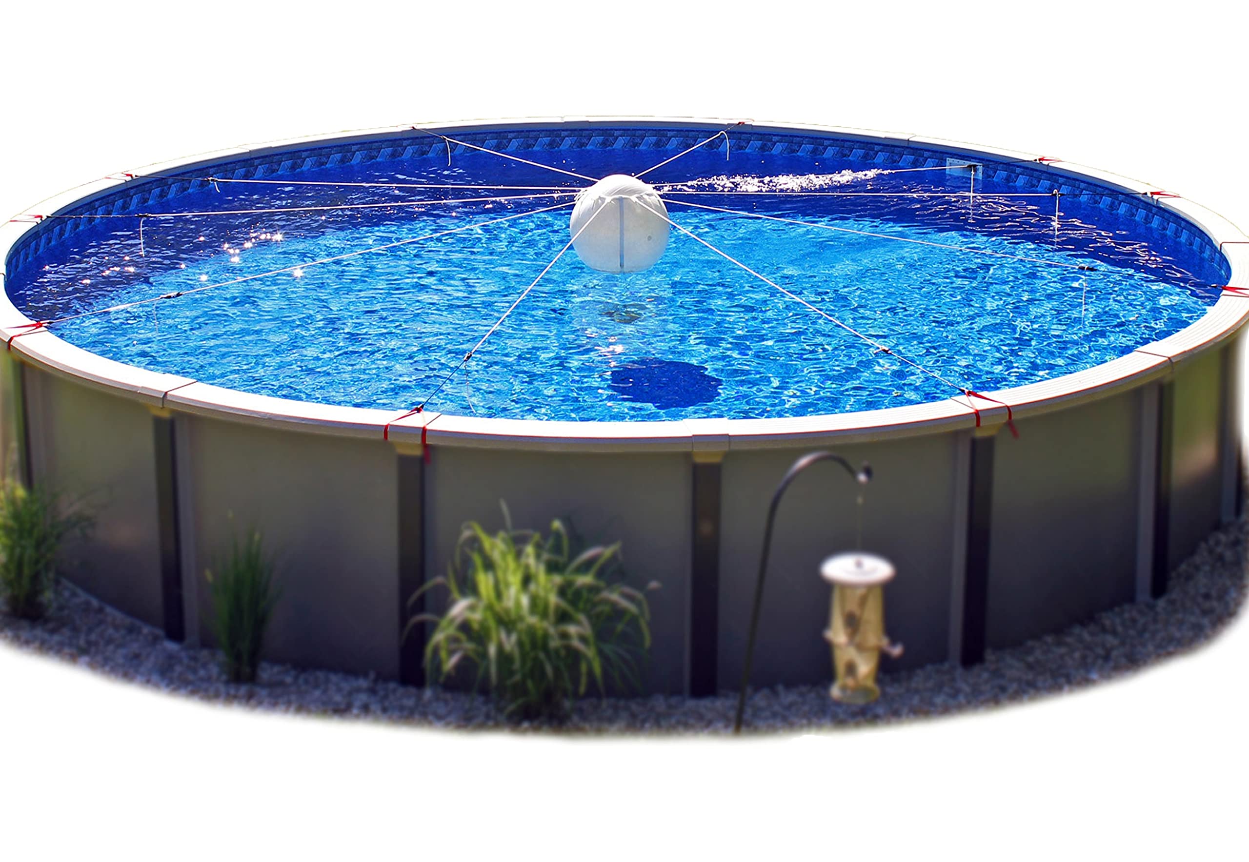 PoolTree System - Above Ground Pool Winter Cover Support for 33' Round Pools - Heavy Duty Pool Cover Support System (Cover Sold Separately) - Perfect for Winterizing and Protecting Your Above Ground Pool