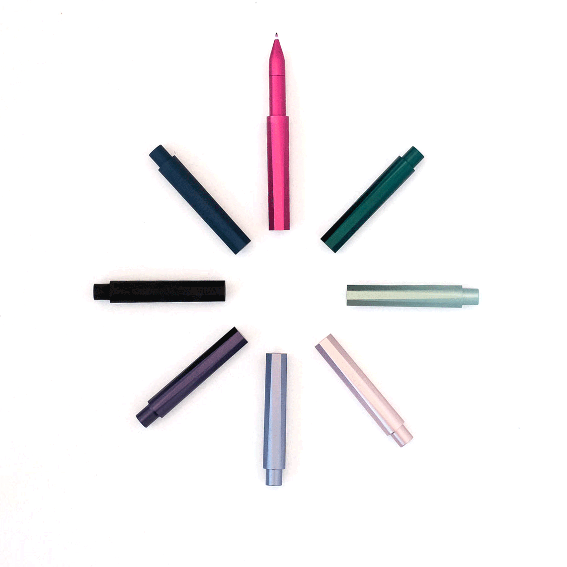 Tom's Studio The Wren Refillable Fountain Pen - Premium Ink Writing Pen for Calligraphy, Journaling & Office Use
