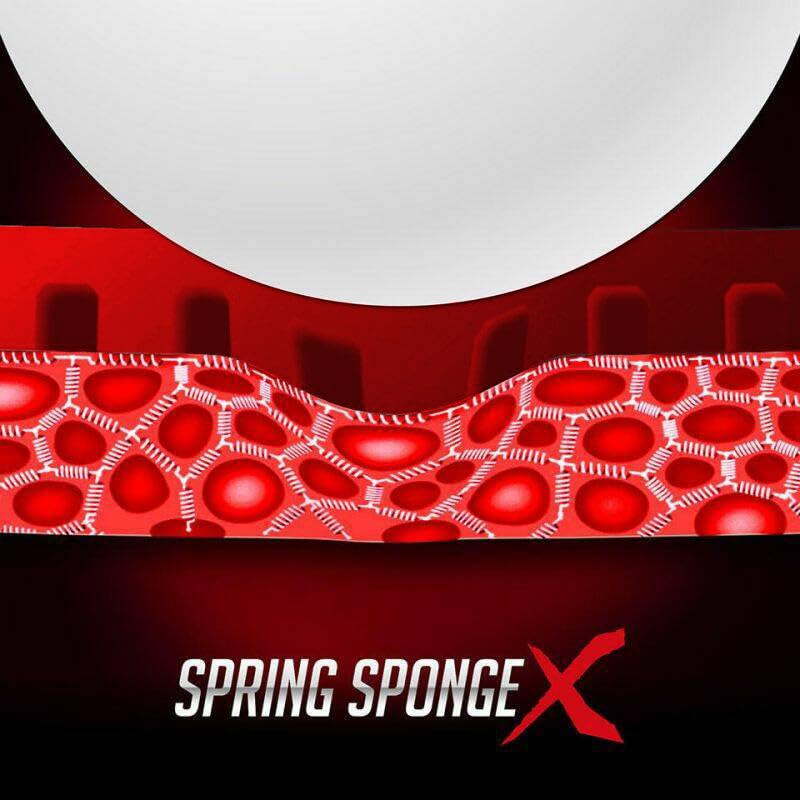 Butterfly Dignics 64 Table Tennis Rubber - Professional Inverted Ping Pong Rubber Sheet (1.9mm/2.1mm, Red/Black) | High Spin & Speed for Competitive Players | Perfect for Tournament Play & Training Sessions