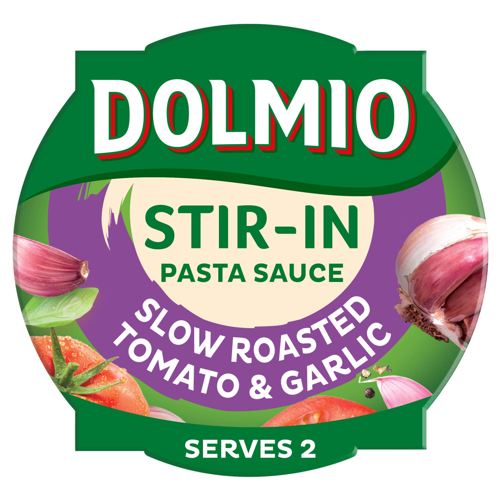 Dolmio Slow Roasted Garlic & Tomato Stir-in Pasta Sauce (150g, Pack of 6) | Authentic Italian Flavor for Quick & Easy Meals | Perfect for Spaghetti, Lasagna & Family Dinners
