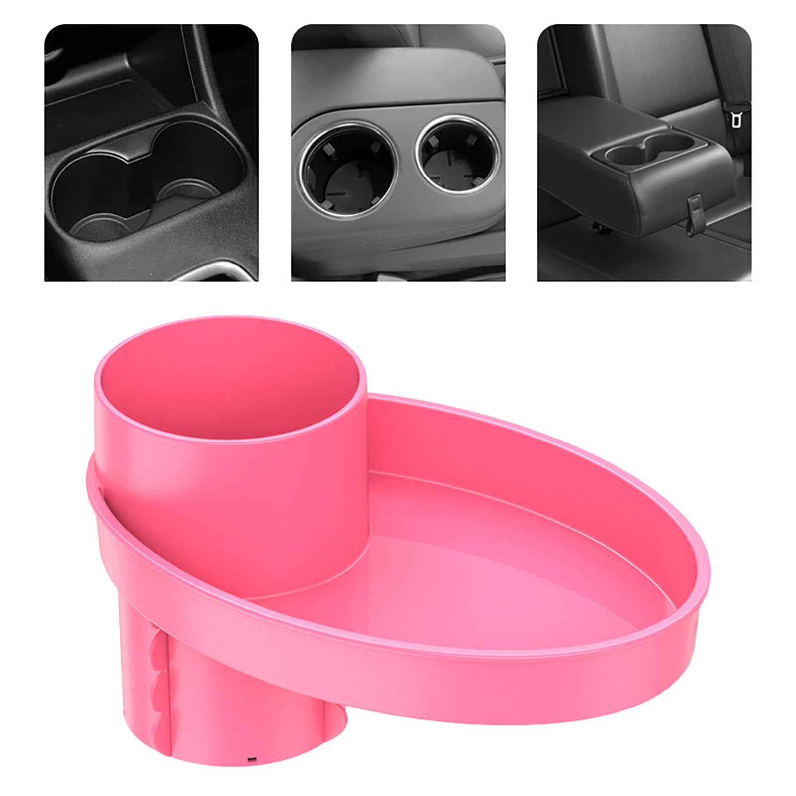 Best Car Seat Snack Tray & Cup Holder for Kids - Portable Travel Food Tray with Storage for Strollers & Most Car Seats - Perfect for Road Trips, Snacking & Keeping Kids Entertained