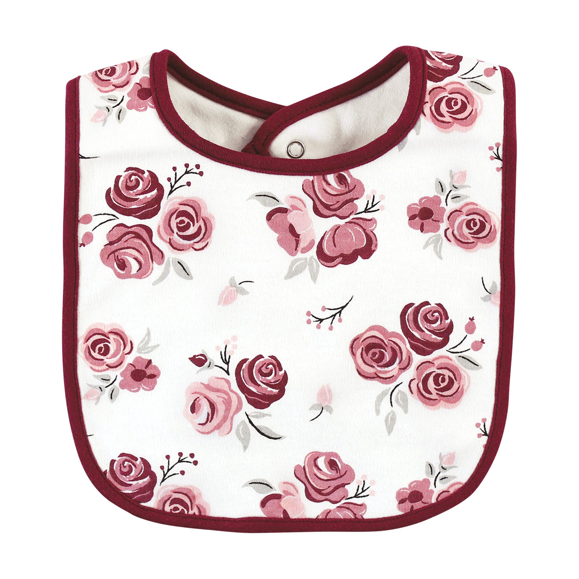 Hudson Baby Unisex Cotton Bibs for Infants & Toddlers - Soft, Absorbent & Durable for Feeding, Teething & Drooling - Perfect for Mealtime, Daycare & On-the-Go