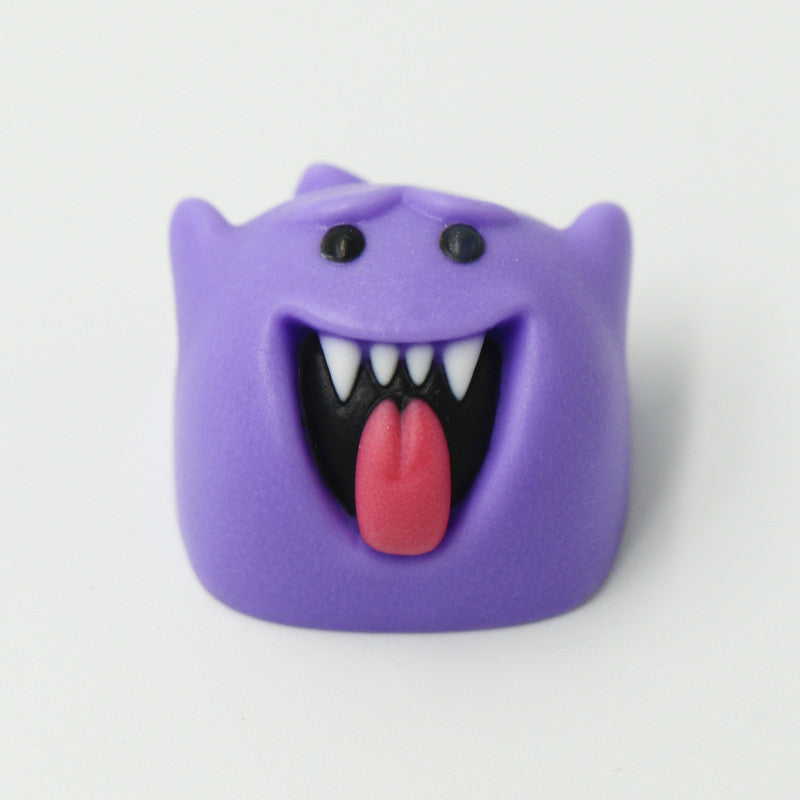 Little Ghost Multi-Color Resin Keycaps - Handmade Custom Artisan Keycaps for Mechanical Keyboards | Gaming & Typing Aesthetic Upgrade