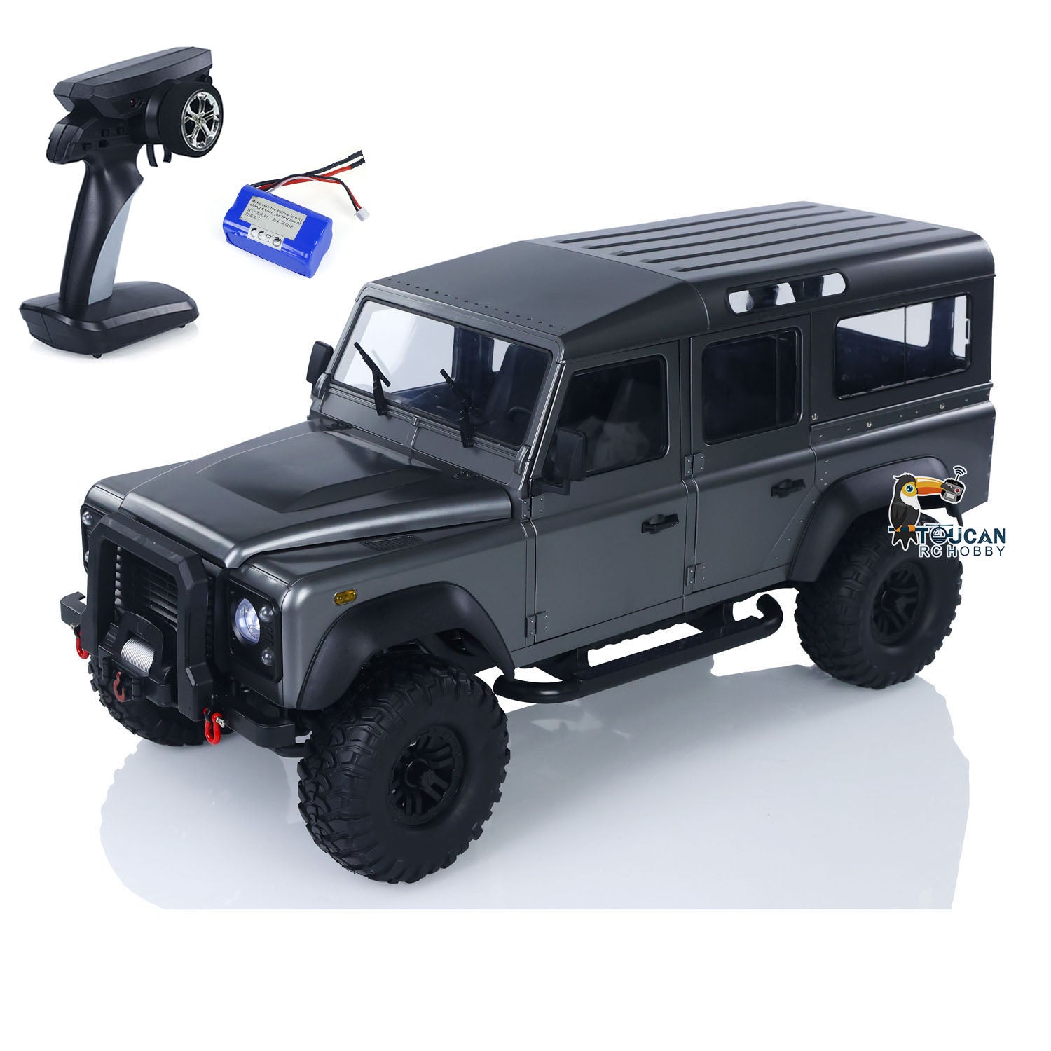 1/8 Scale RC Crawler Car - Double E E102 003 4WD Off-Road Remote Control Truck with 2.4G Radio, ESC, Motor & Servo - Ready to Run (RTR) - Perfect for Rock Crawling, Trail Adventures & Off-Road Racing