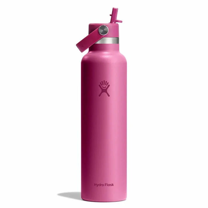 21 oz Standard Mouth Water Bottle with Flex Straw Cap - Leakproof & BPA-Free for Gym, Hiking, and Everyday Hydration