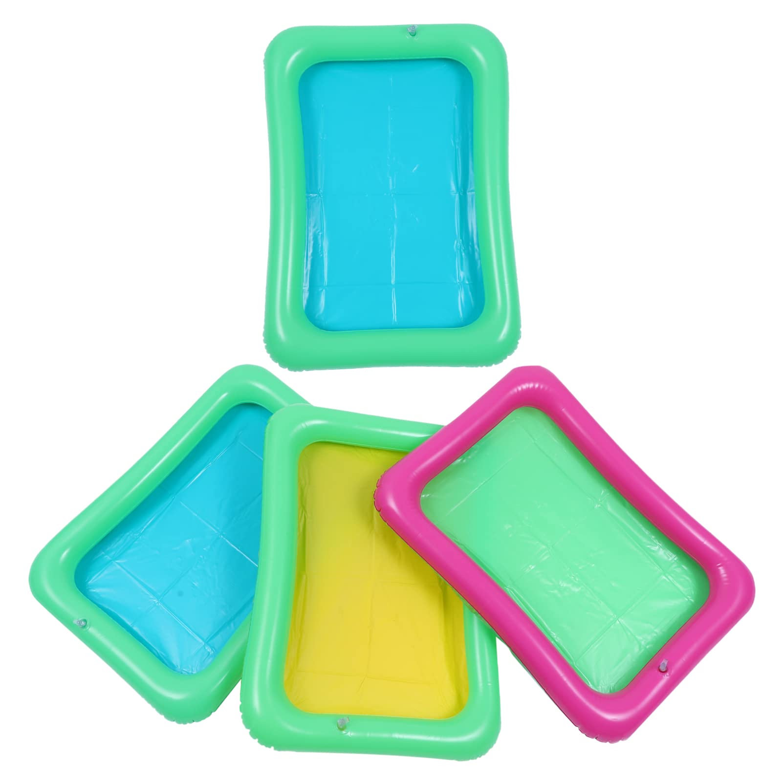 4PCS Inflatable Floating Tray for Pool Party - Ice & Drink Server